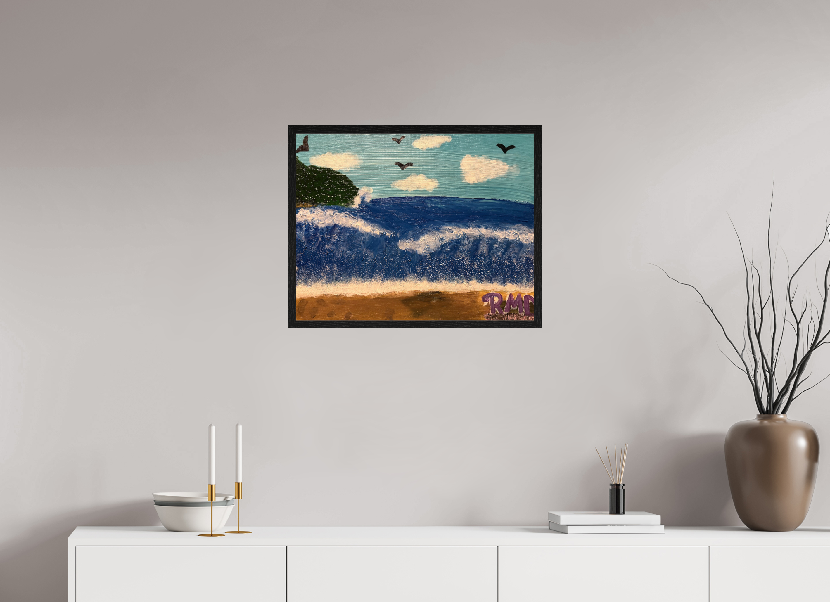 25.3 x 20″, Bring the Gallery to You Sea of Peace