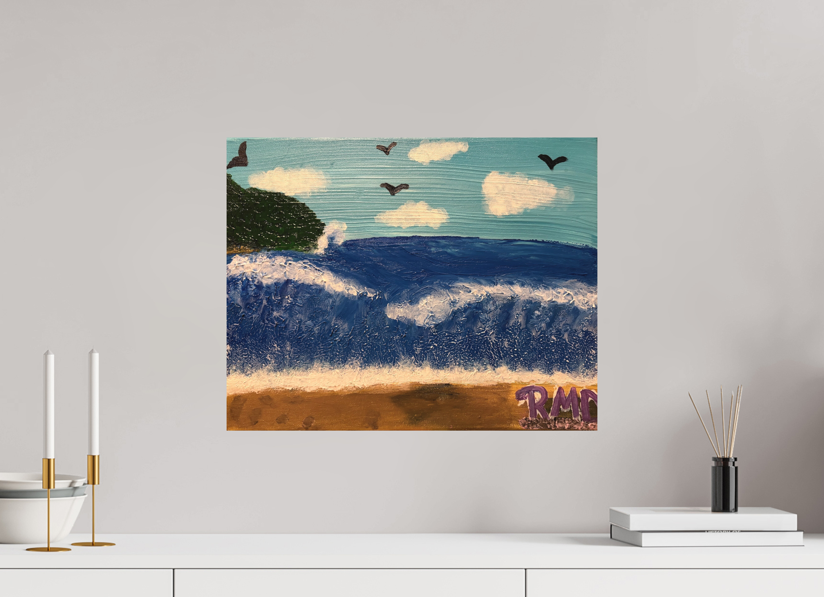 20.2 x 16″, Basic Sea of Peace