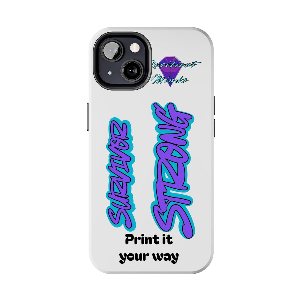 Survivor Strong Custom Phone Case — Personalized Tough Phone Protection