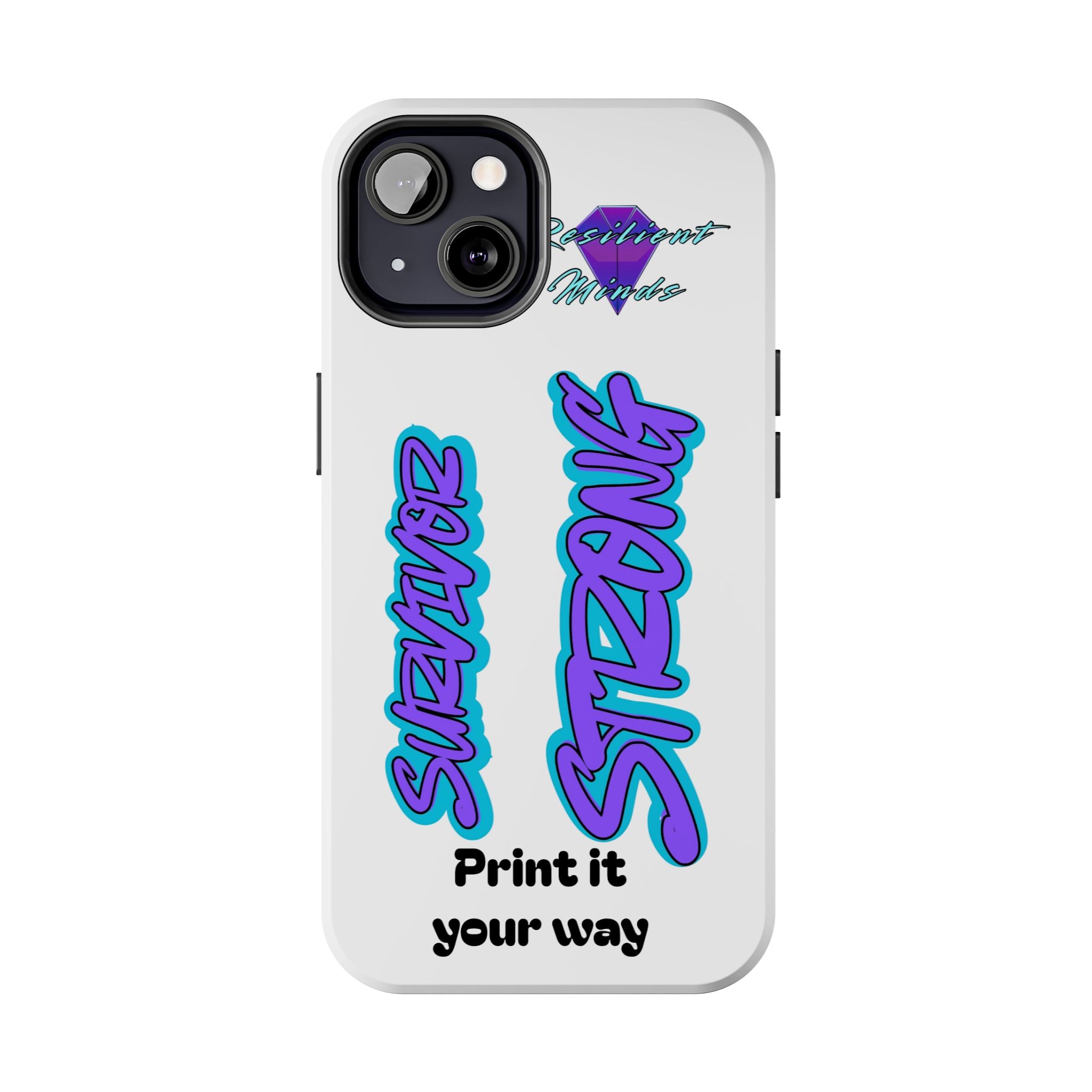 Survivor Strong Custom Phone Case — Personalized Tough Phone Protection