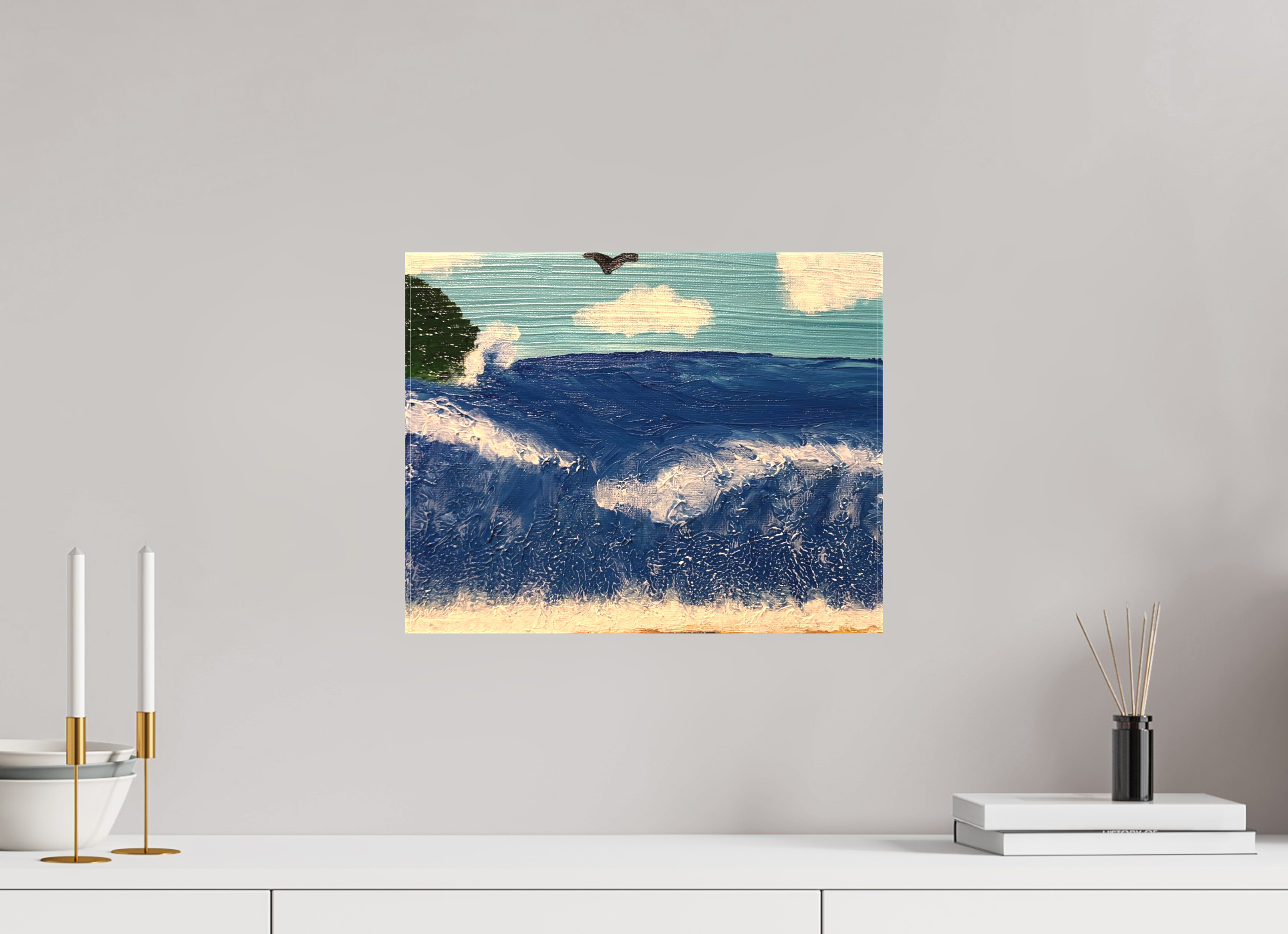 15.2 x 12″, Stretch it out Sea of Peace