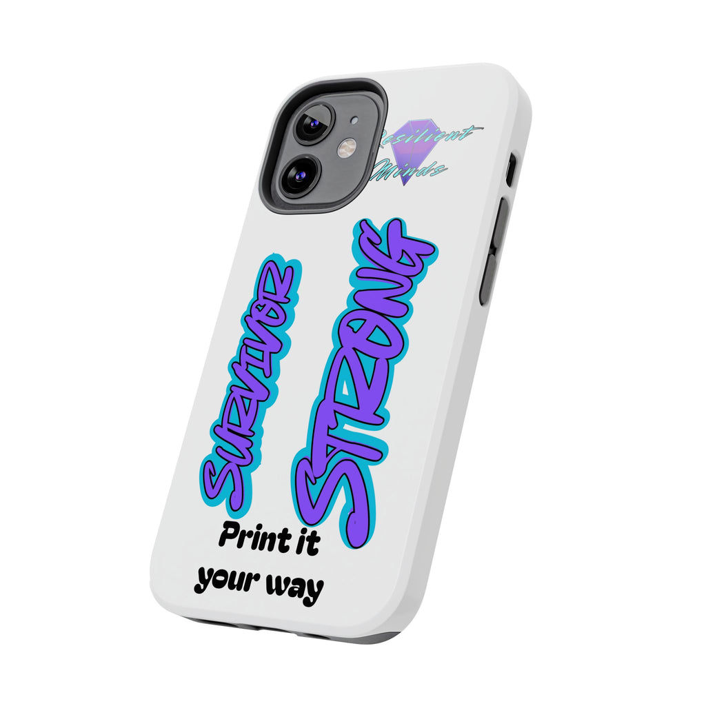 Survivor Strong Custom Phone Case — Personalized Tough Phone Protection