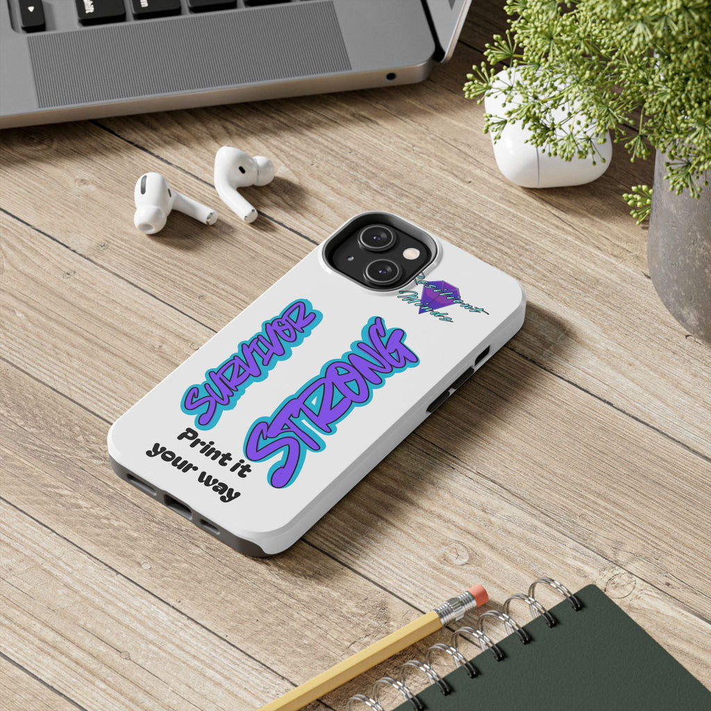 Survivor Strong Custom Phone Case — Personalized Tough Phone Protection