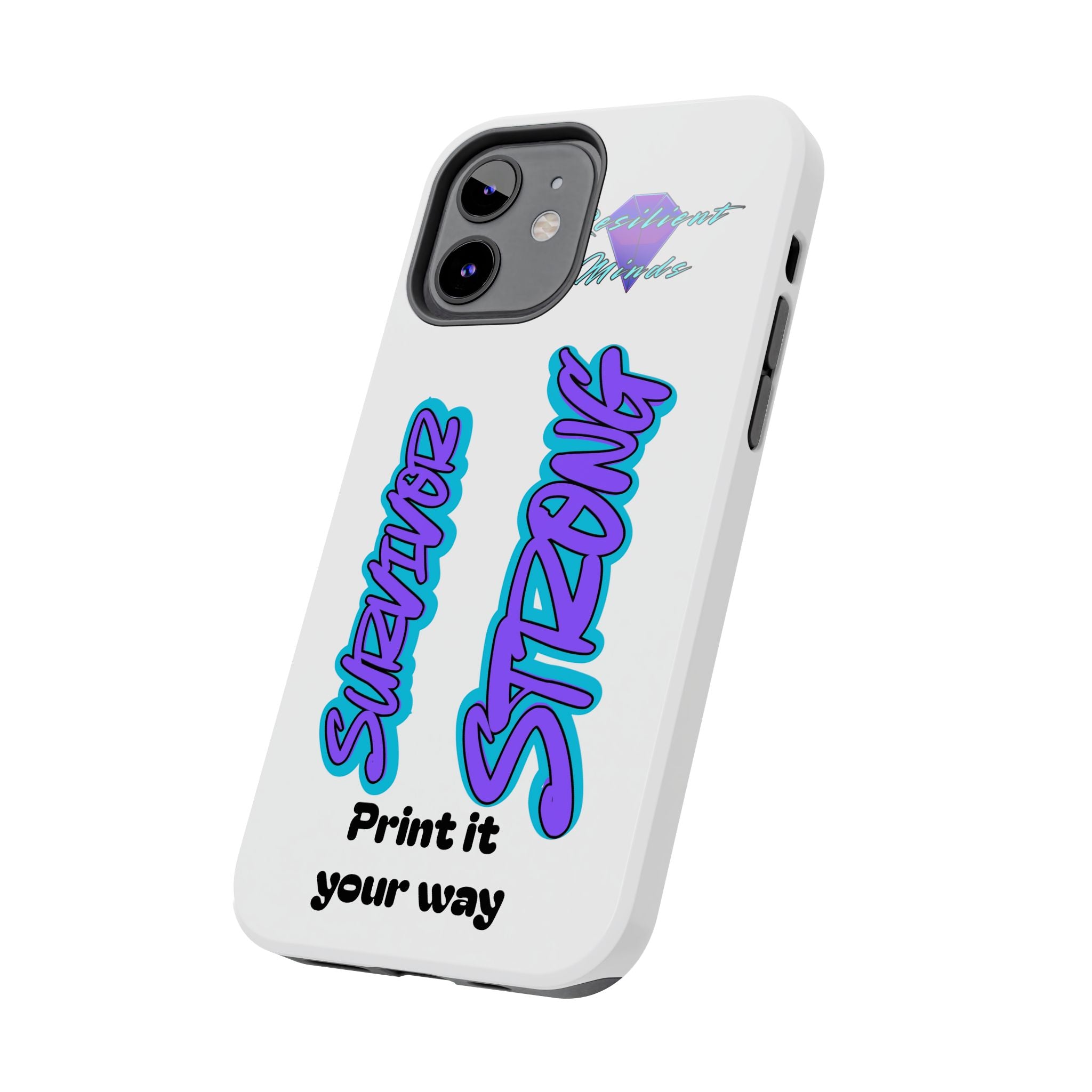 Survivor Strong Custom Phone Case — Personalized Tough Phone Protection