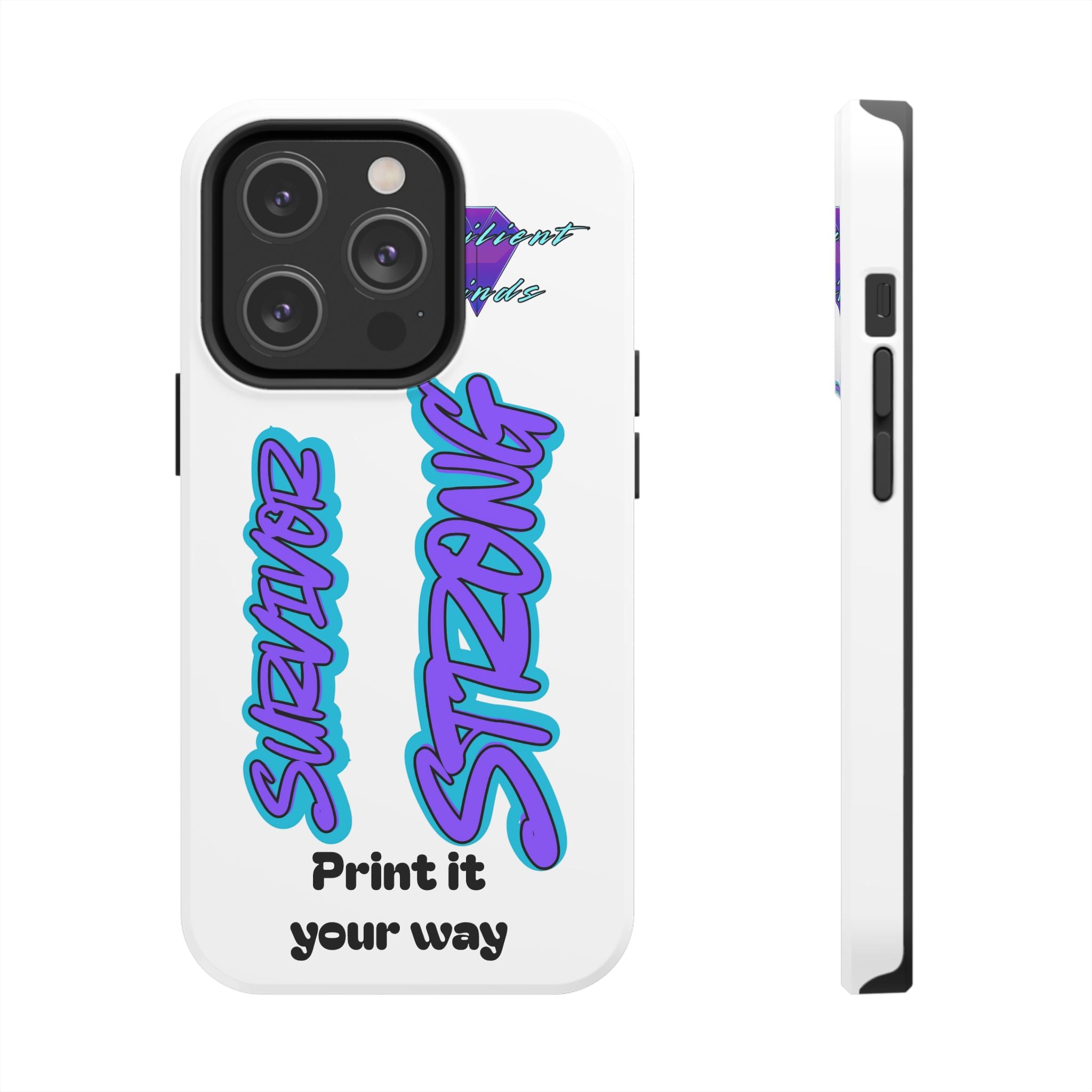 Survivor Strong Custom Phone Case — Personalized Tough Phone Protection