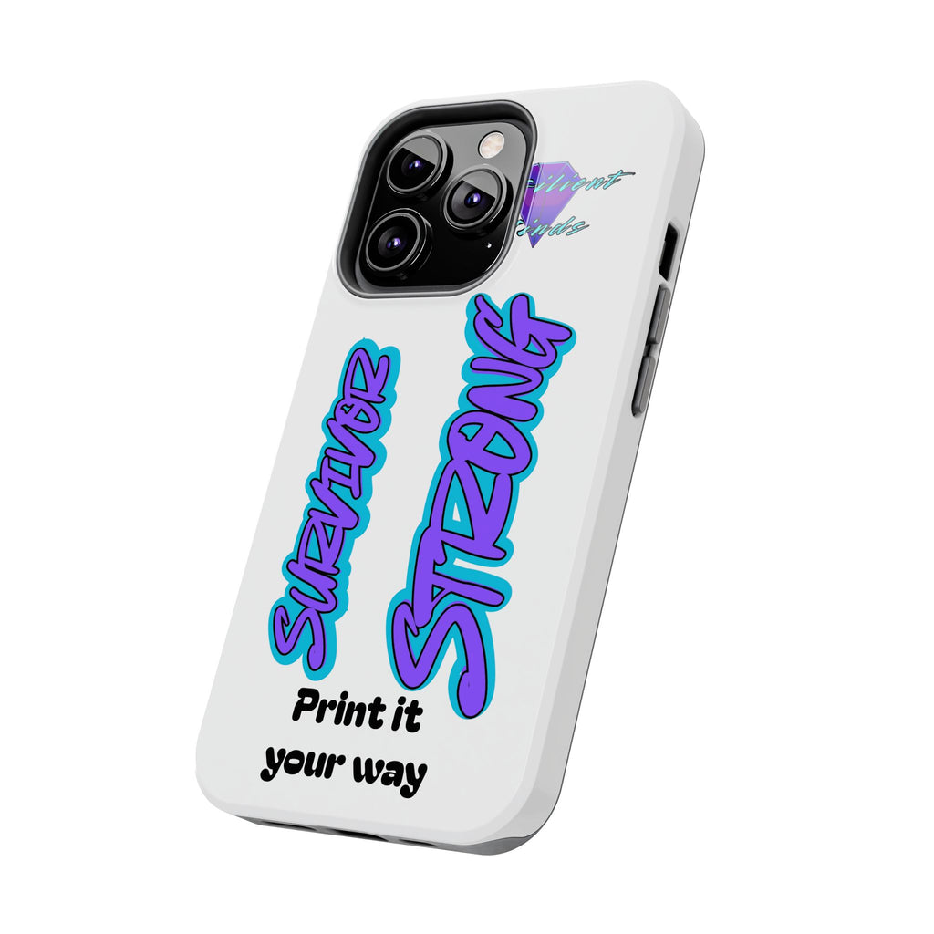 Survivor Strong Custom Phone Case — Personalized Tough Phone Protection