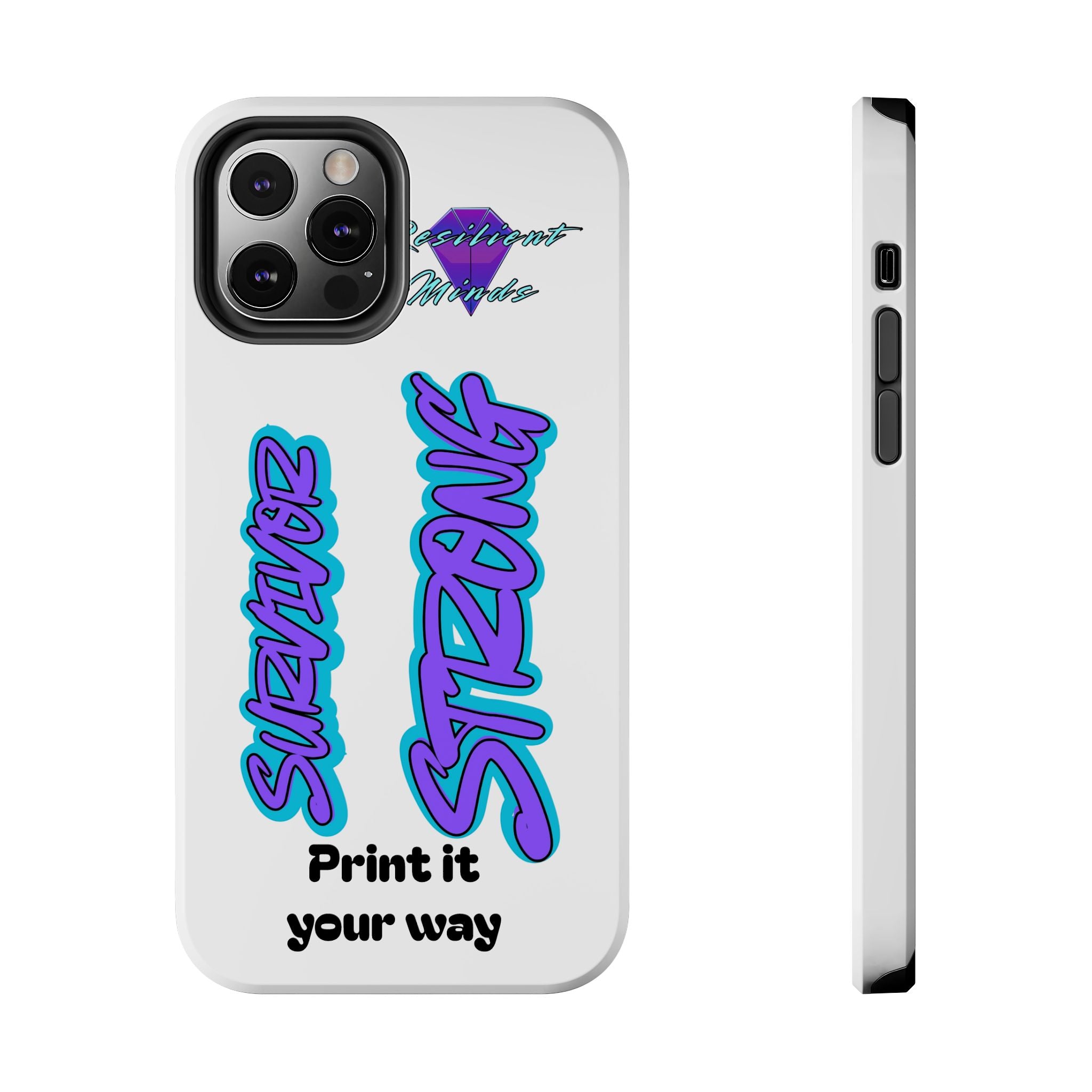 Survivor Strong Custom Phone Case — Personalized Tough Phone Protection