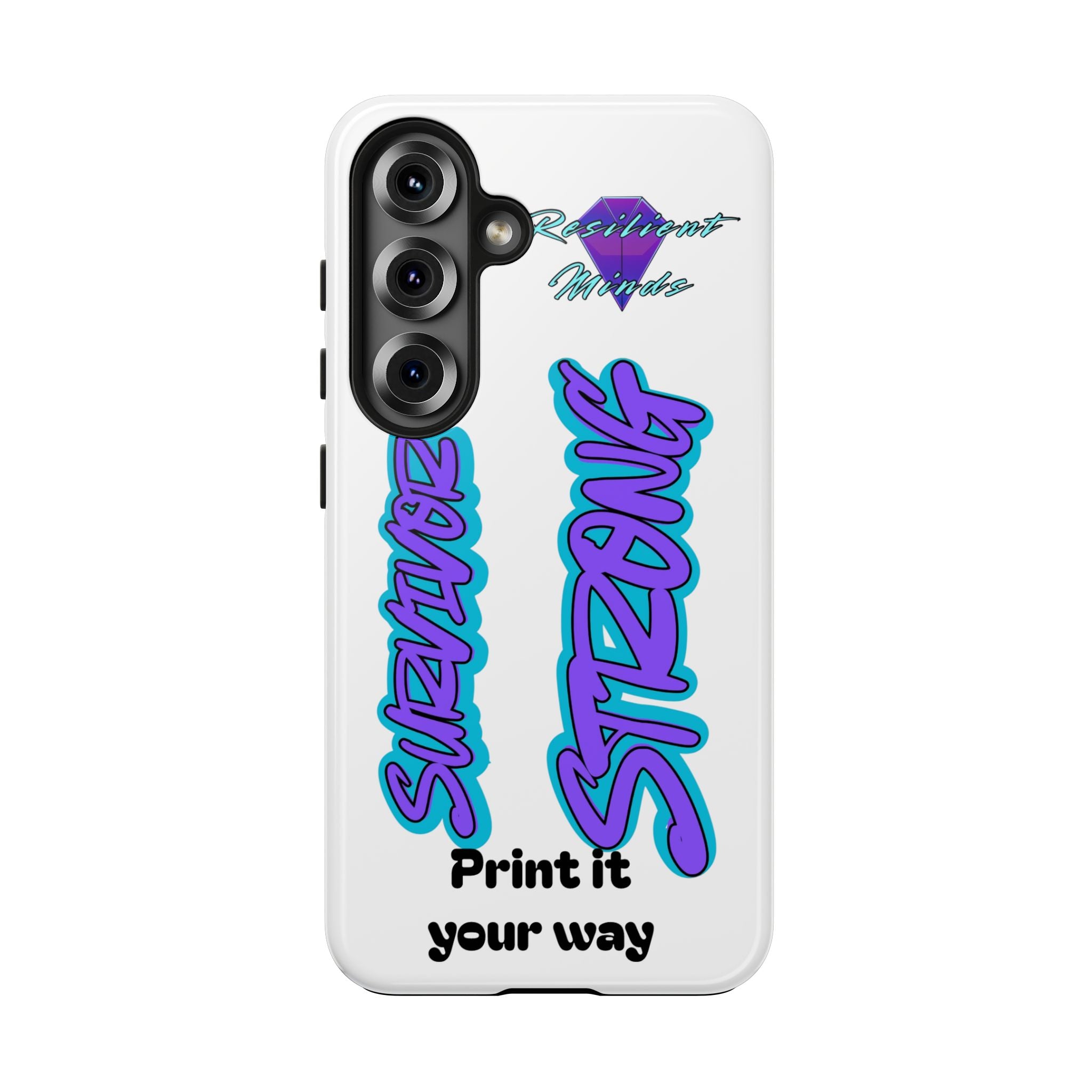 Survivor Strong Custom Phone Case — Personalized Tough Phone Protection