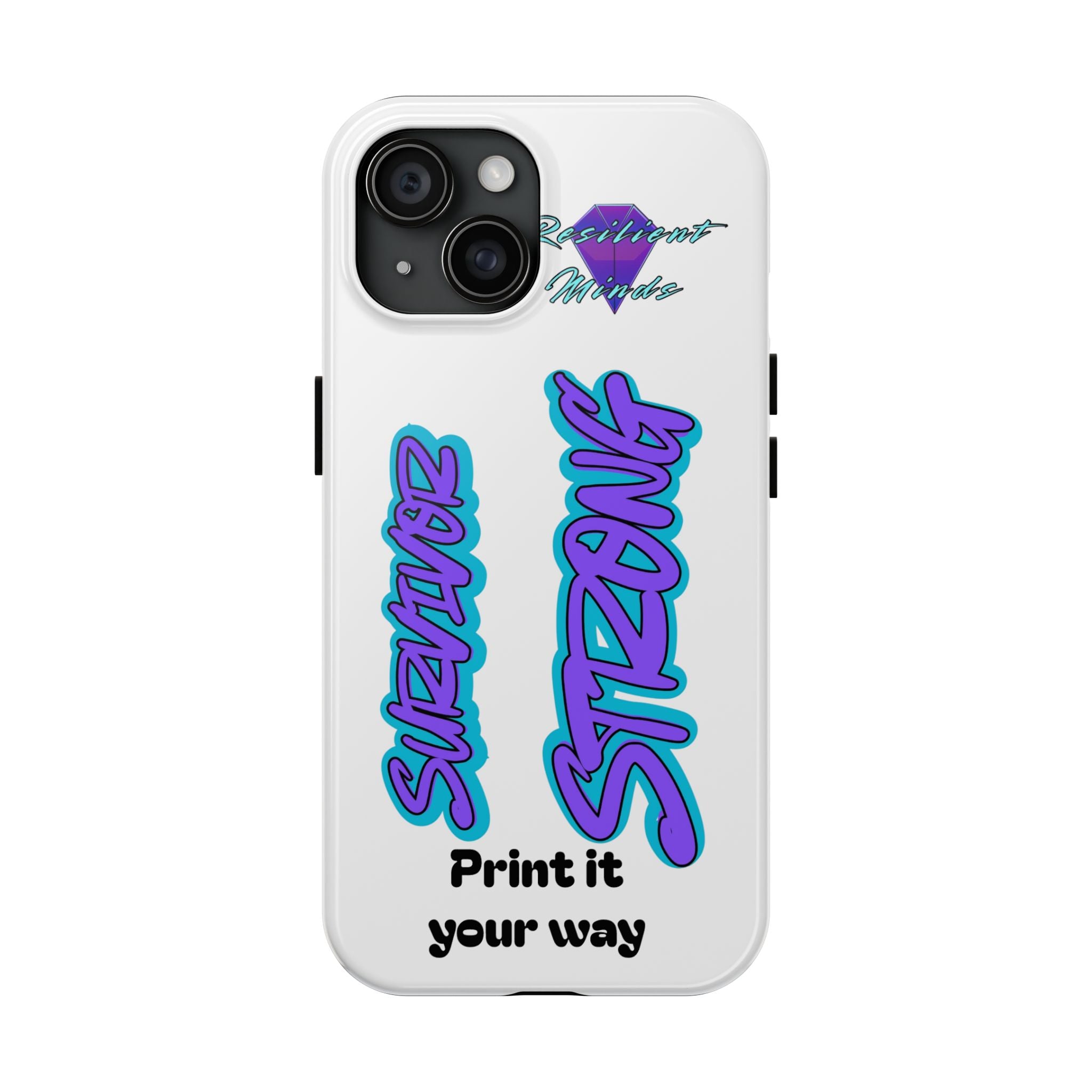 Survivor Strong Custom Phone Case — Personalized Tough Phone Protection