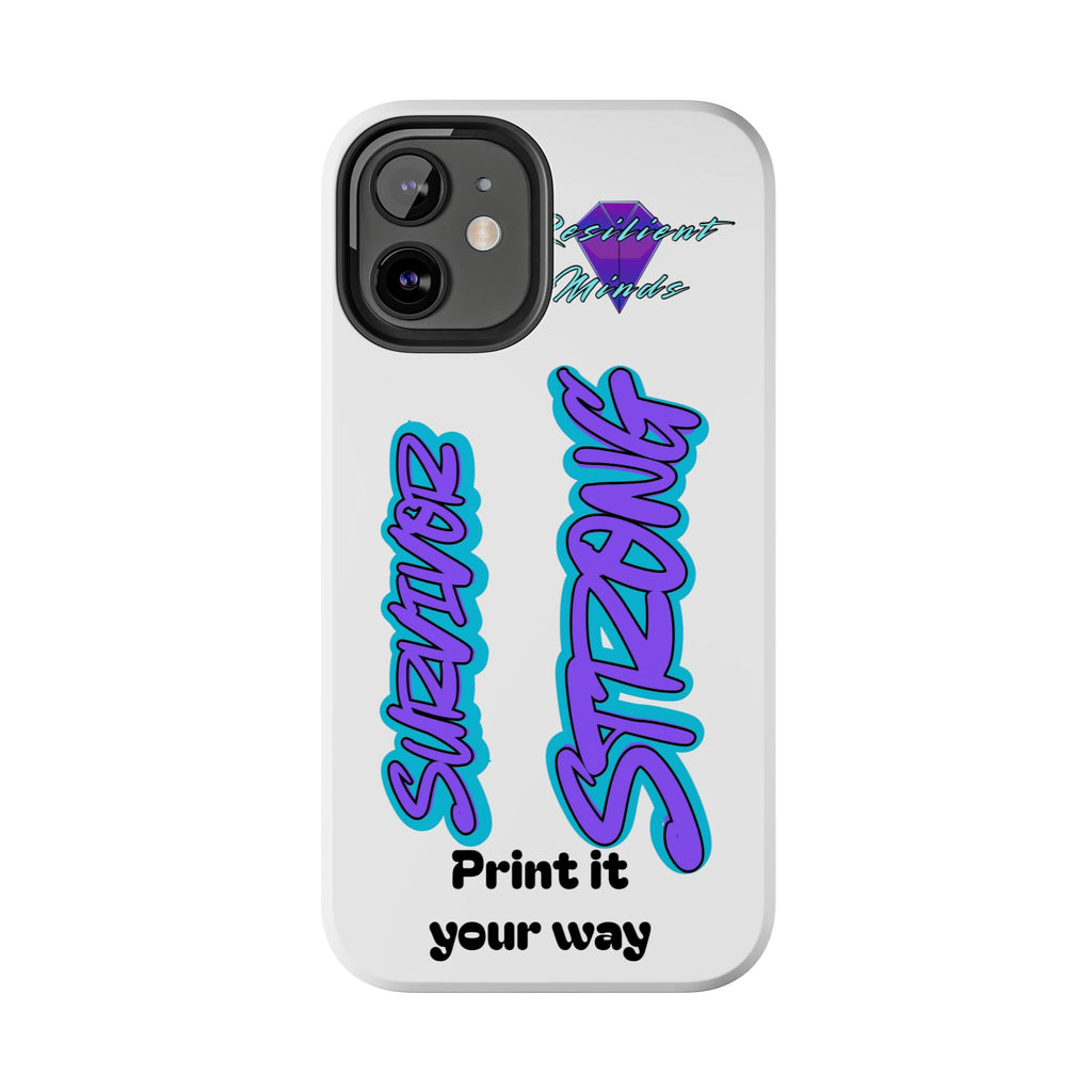 Survivor Strong Custom Phone Case — Personalized Tough Phone Protection