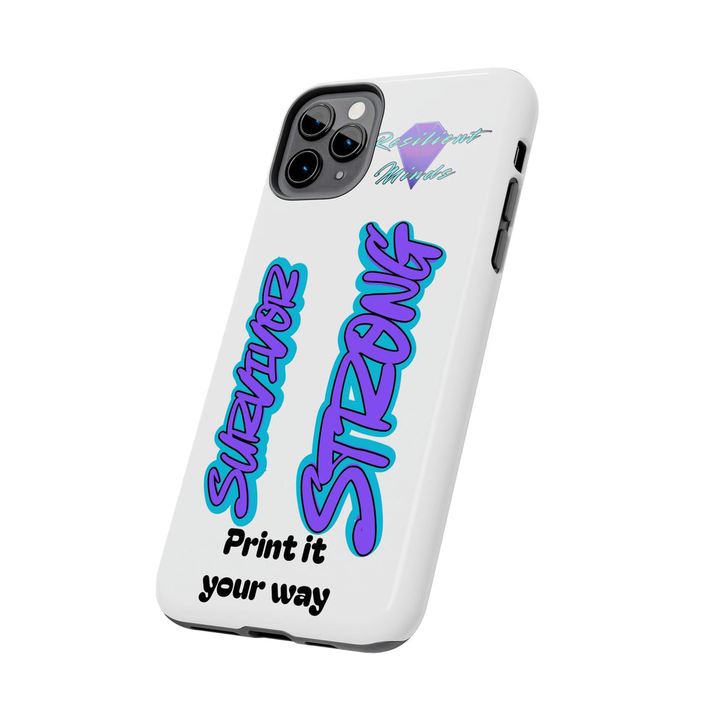 Survivor Strong Custom Phone Case — Personalized Tough Phone Protection