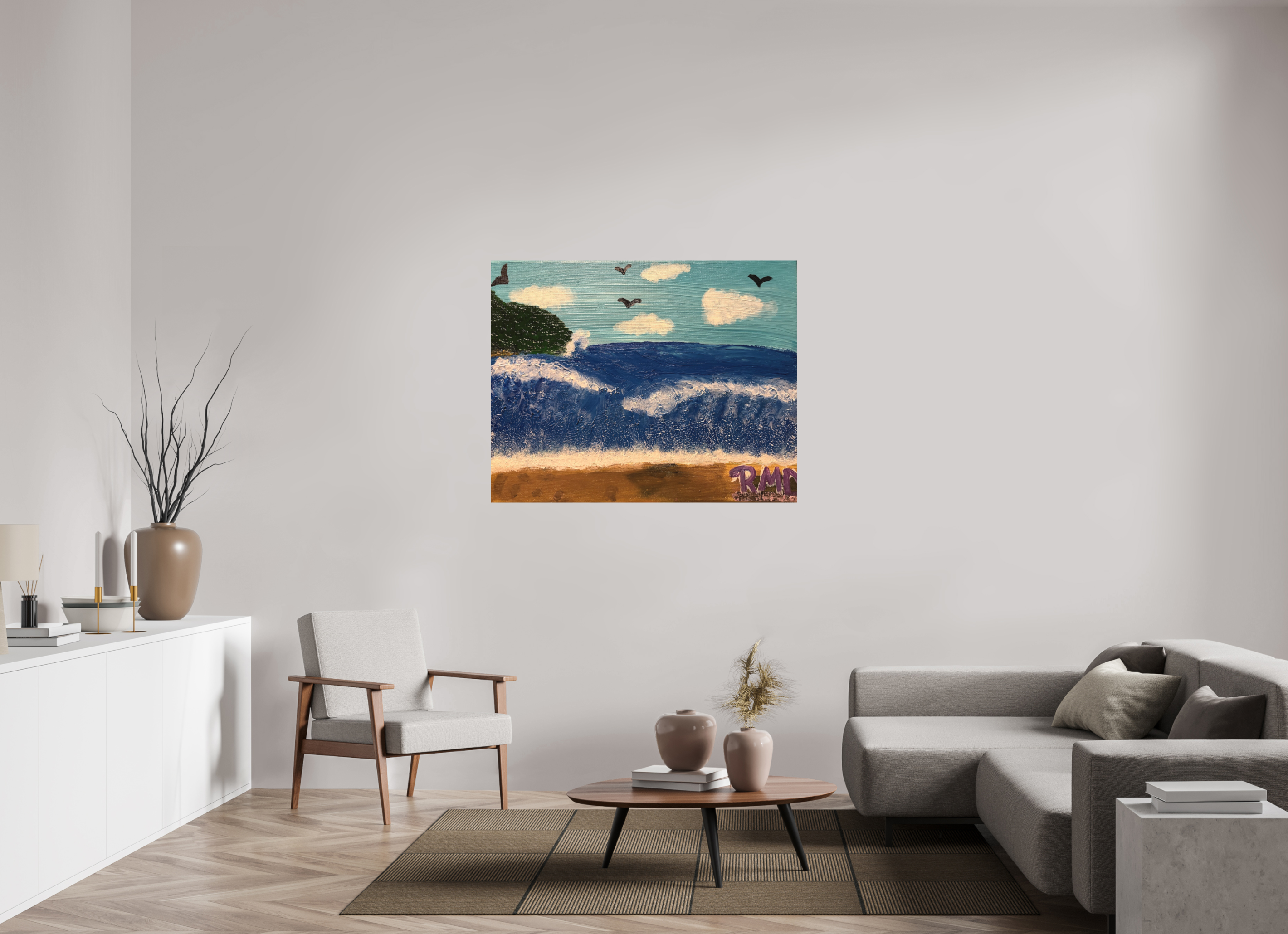 49.3 x 39″, Basic Sea of Peace