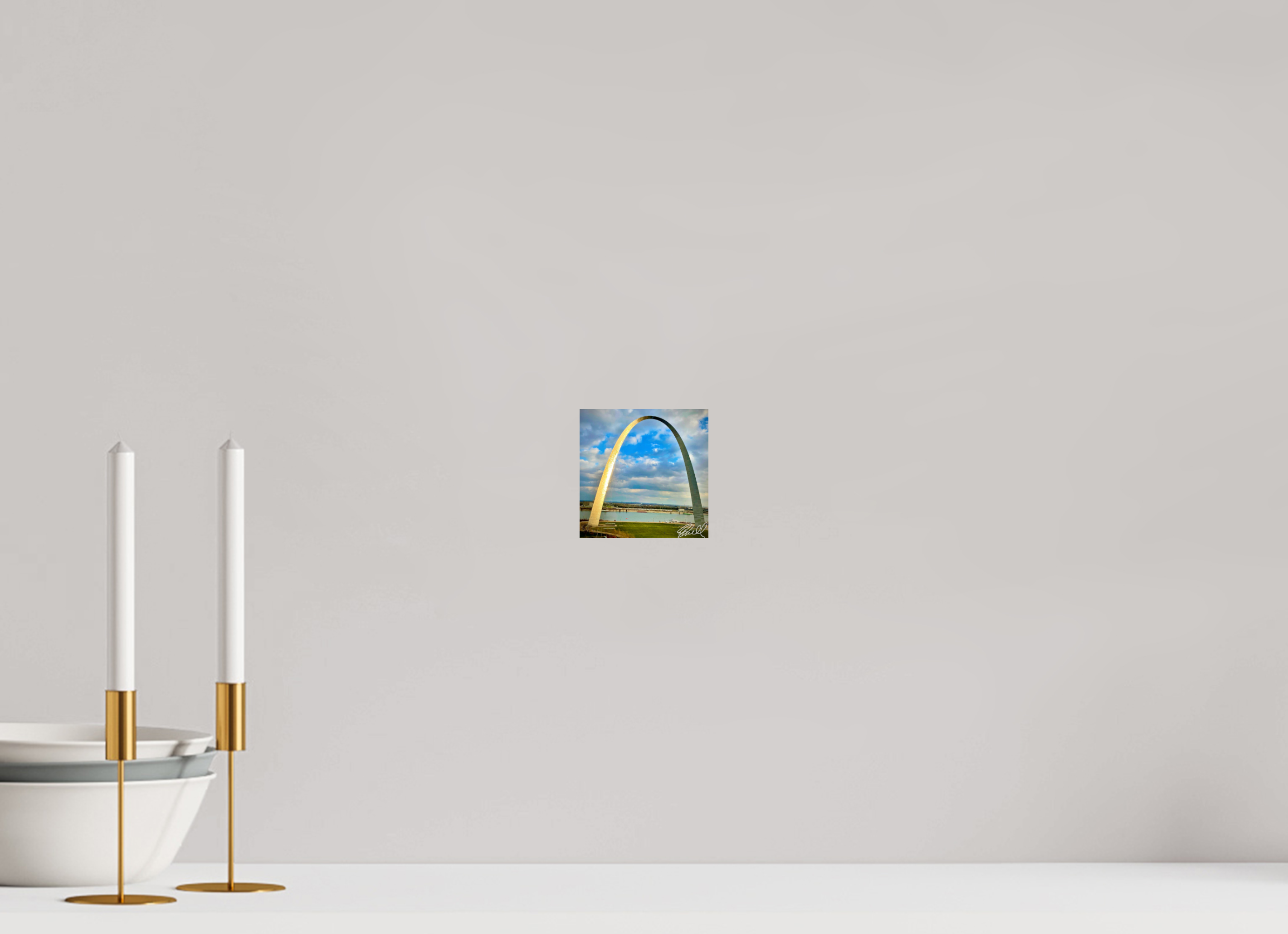 4 x 4″, High gloss Divided Light