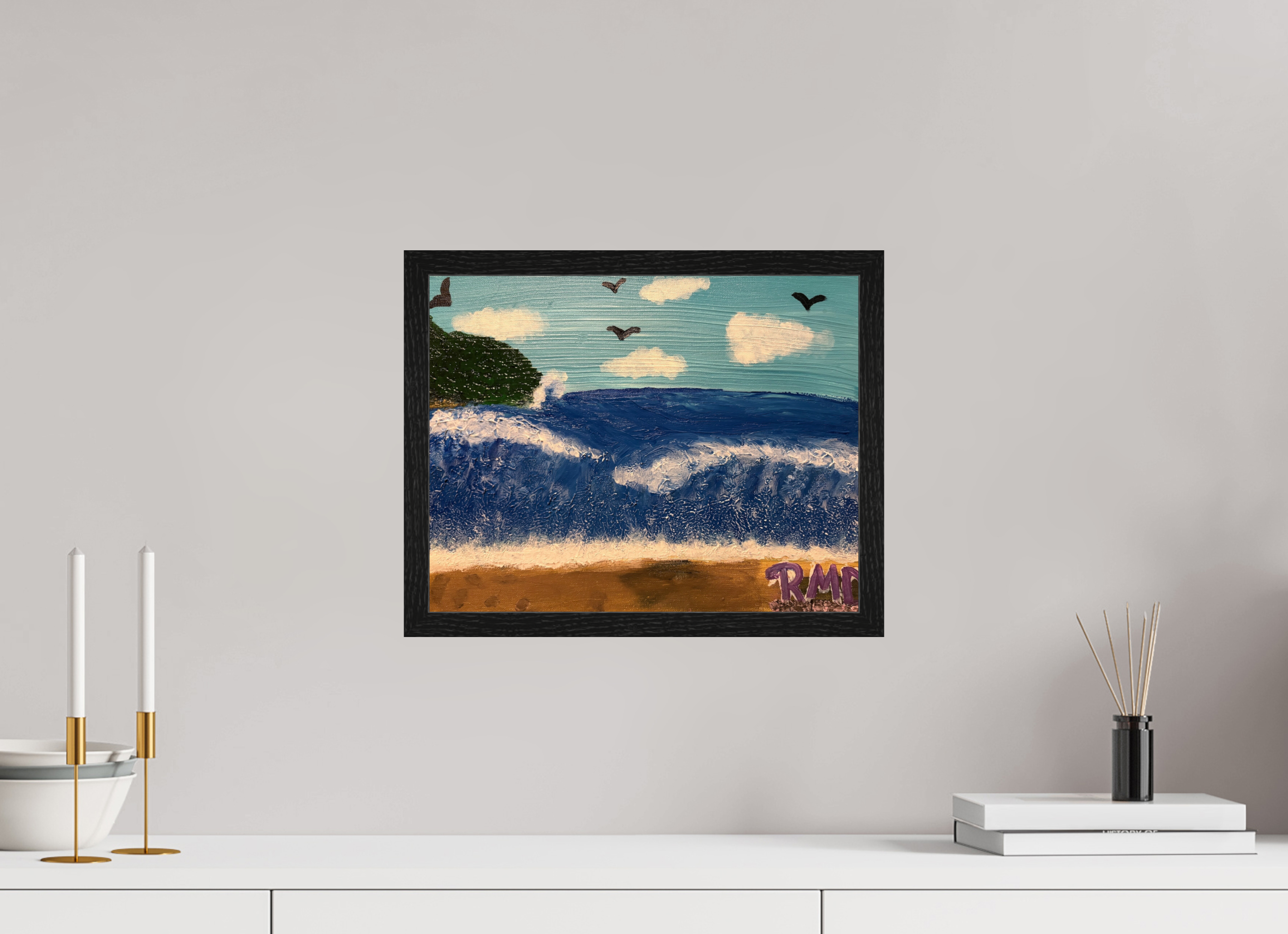 15.2 x 12″, Bring the Gallery to You Sea of Peace