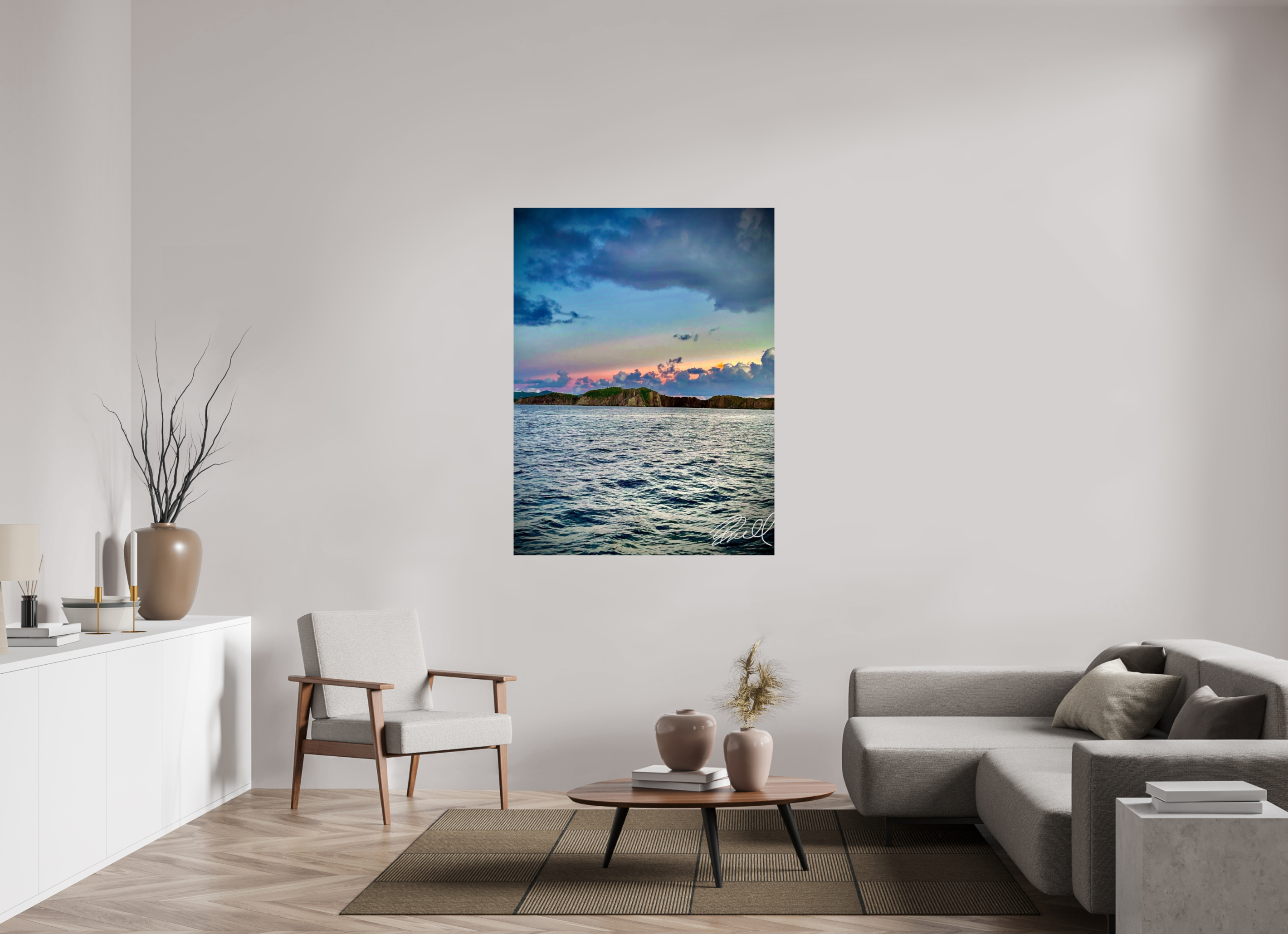 42 x 56″, High gloss Nature’s paintbrush