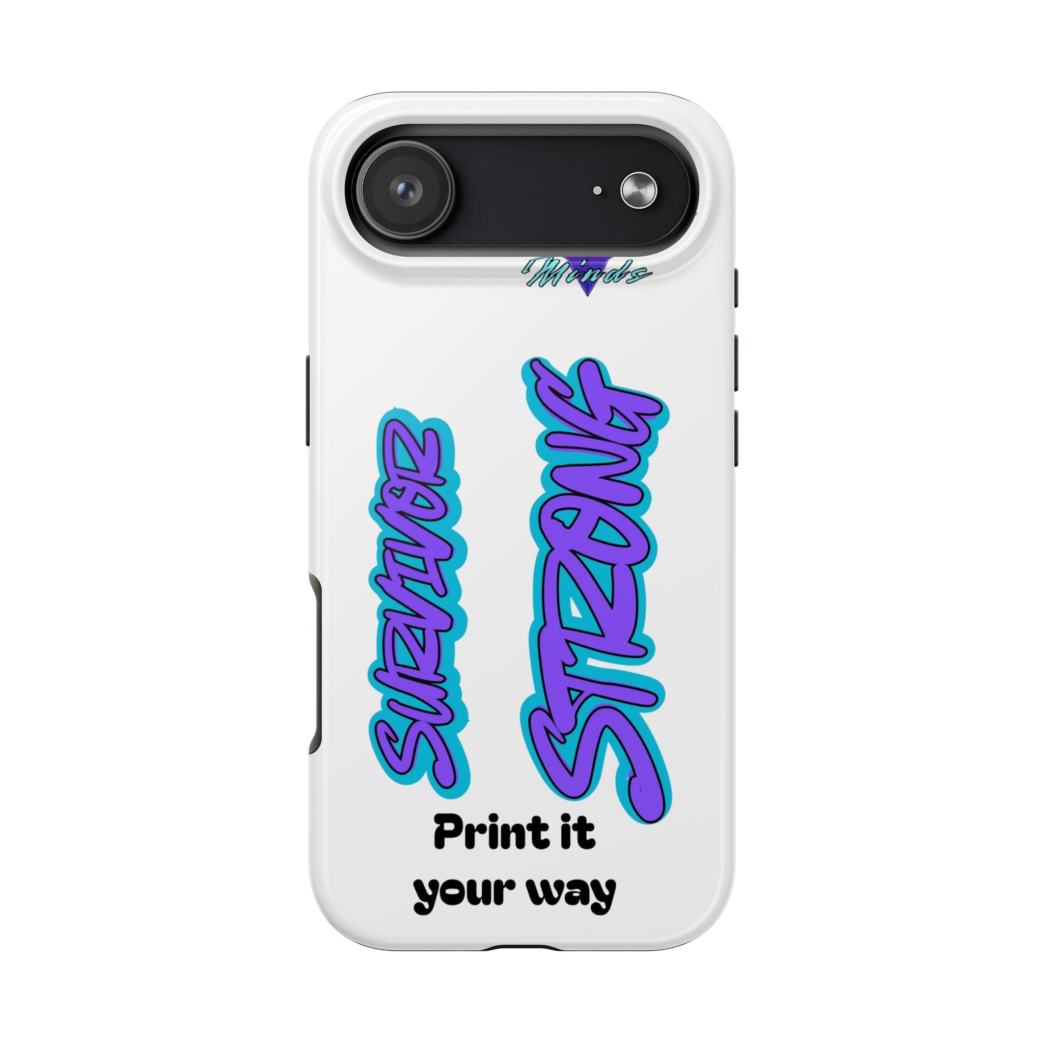 Survivor Strong Custom Phone Case — Personalized Tough Phone Protection