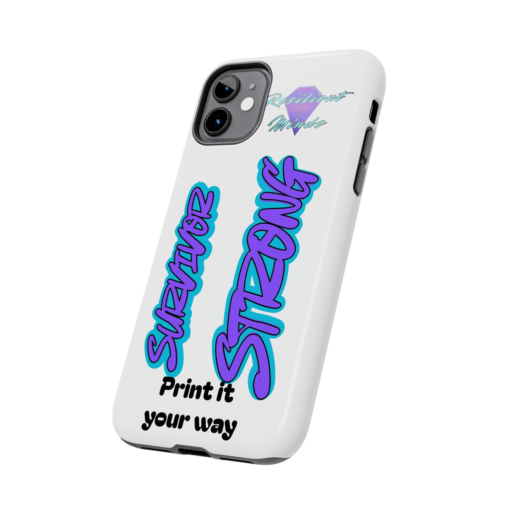 Survivor Strong Custom Phone Case — Personalized Tough Phone Protection