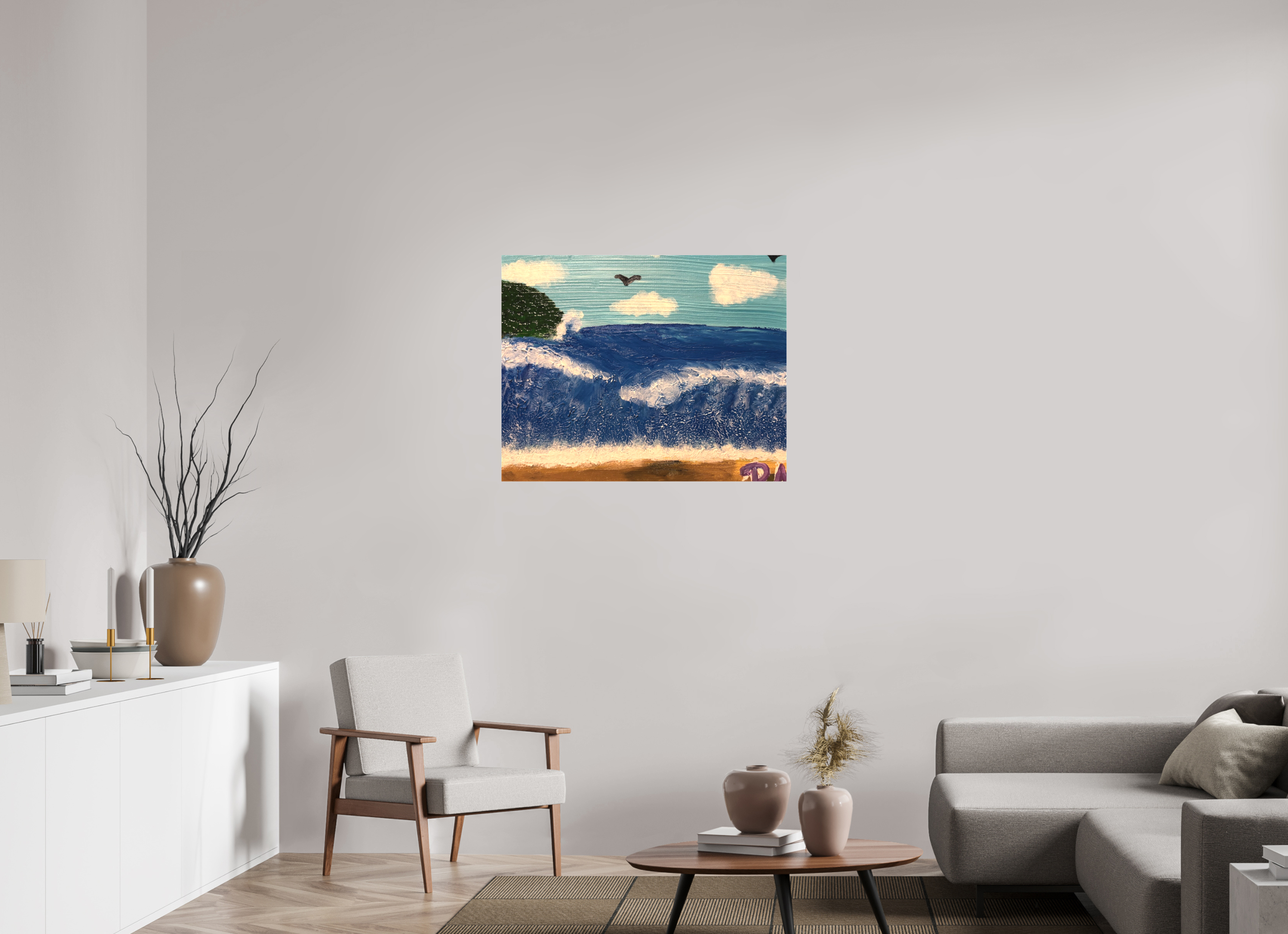 35.4 x 28″, Stretch it out Sea of Peace