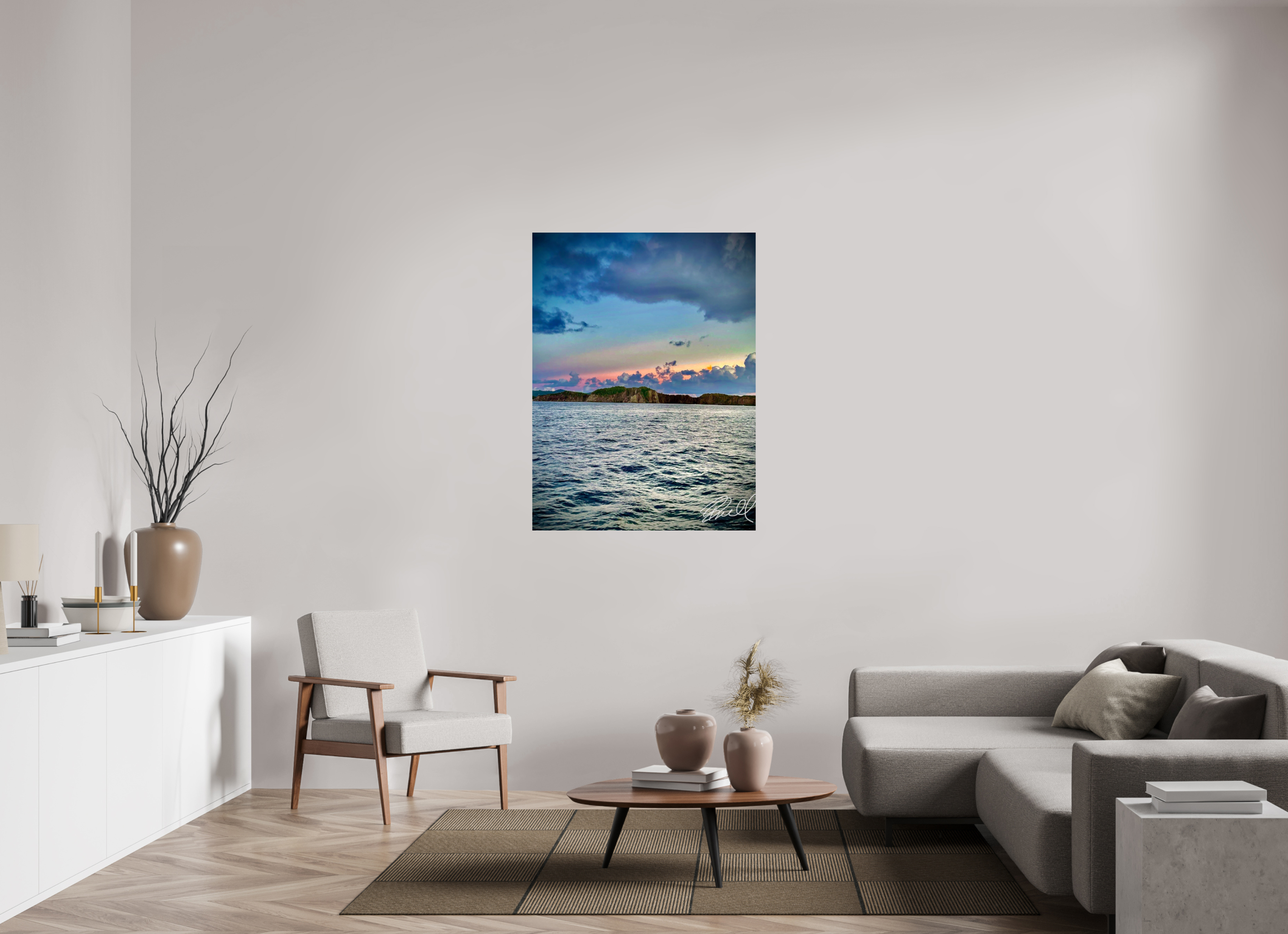 36 x 48″, High gloss Nature’s paintbrush
