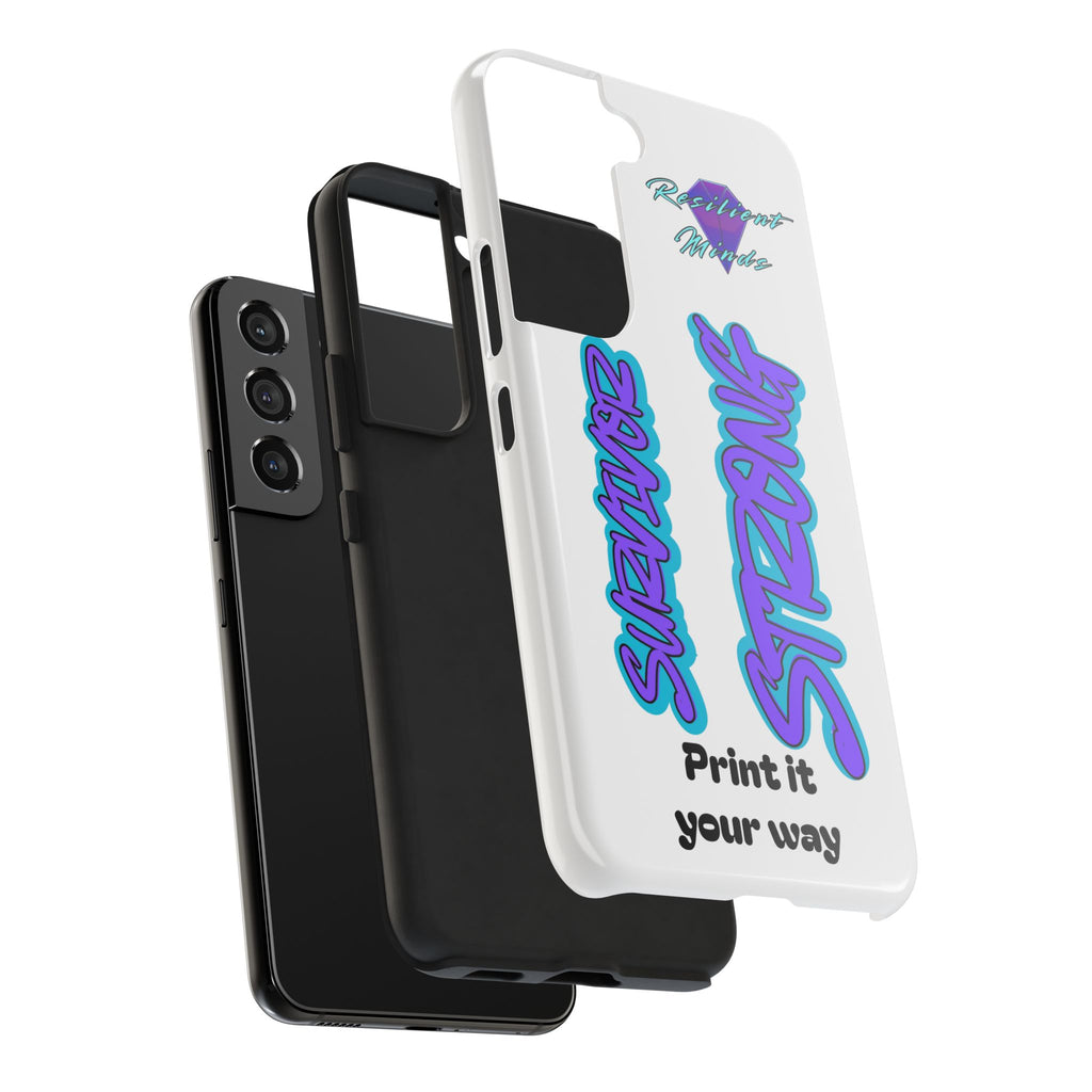 Survivor Strong Custom Phone Case — Personalized Tough Phone Protection
