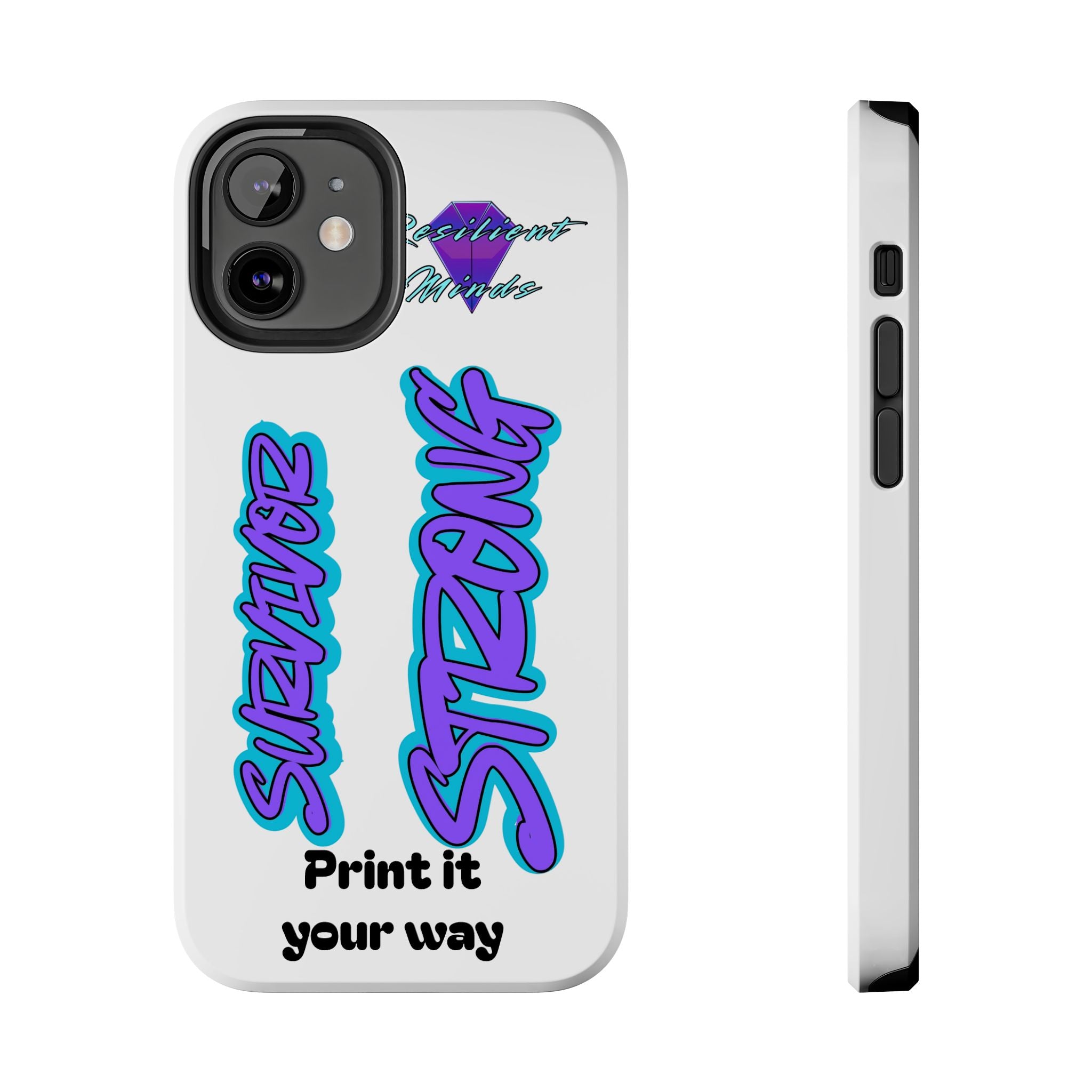 Survivor Strong Custom Phone Case — Personalized Tough Phone Protection