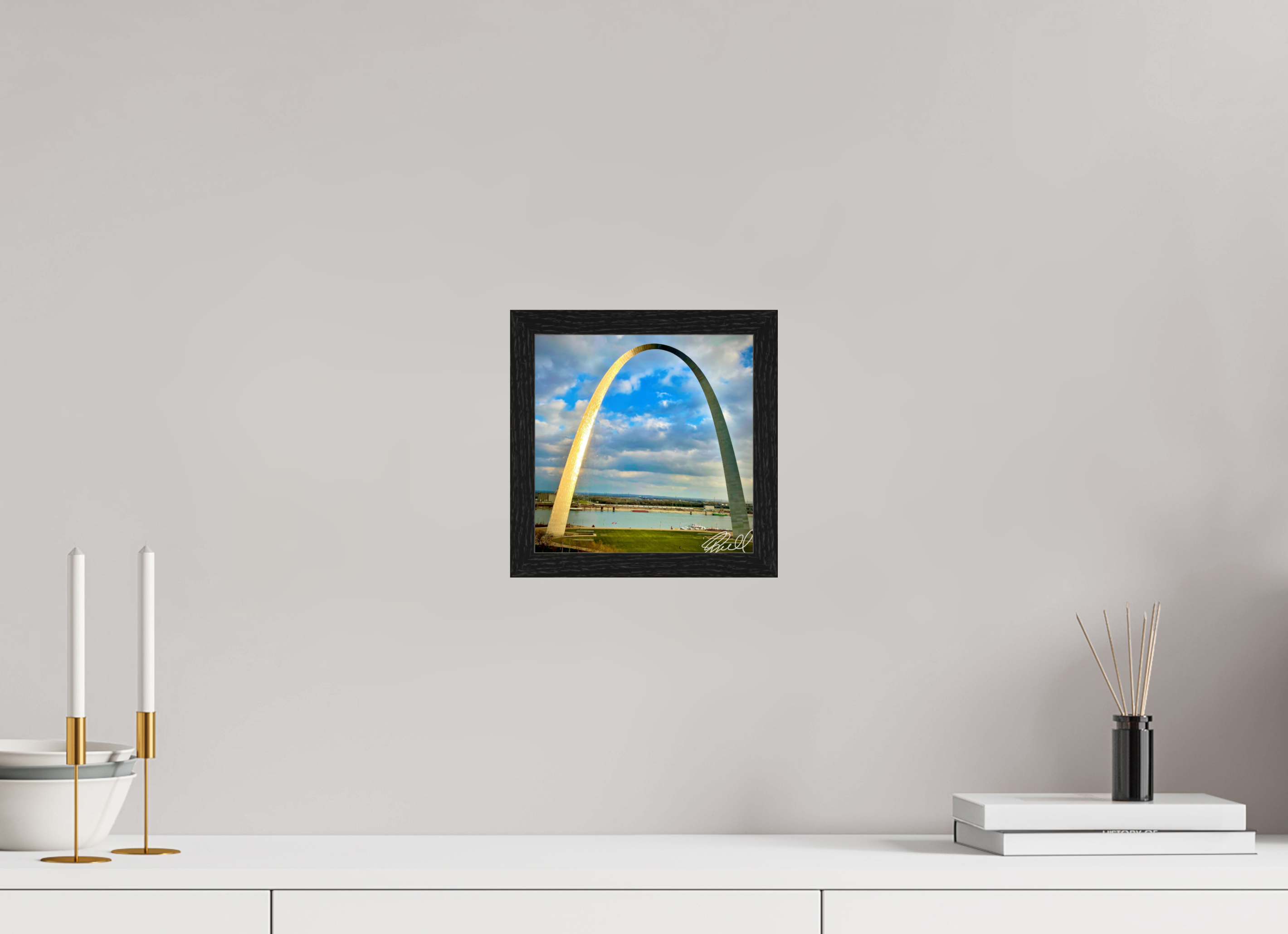 8 x 8″, Bring the Gallery to You Divided Light
