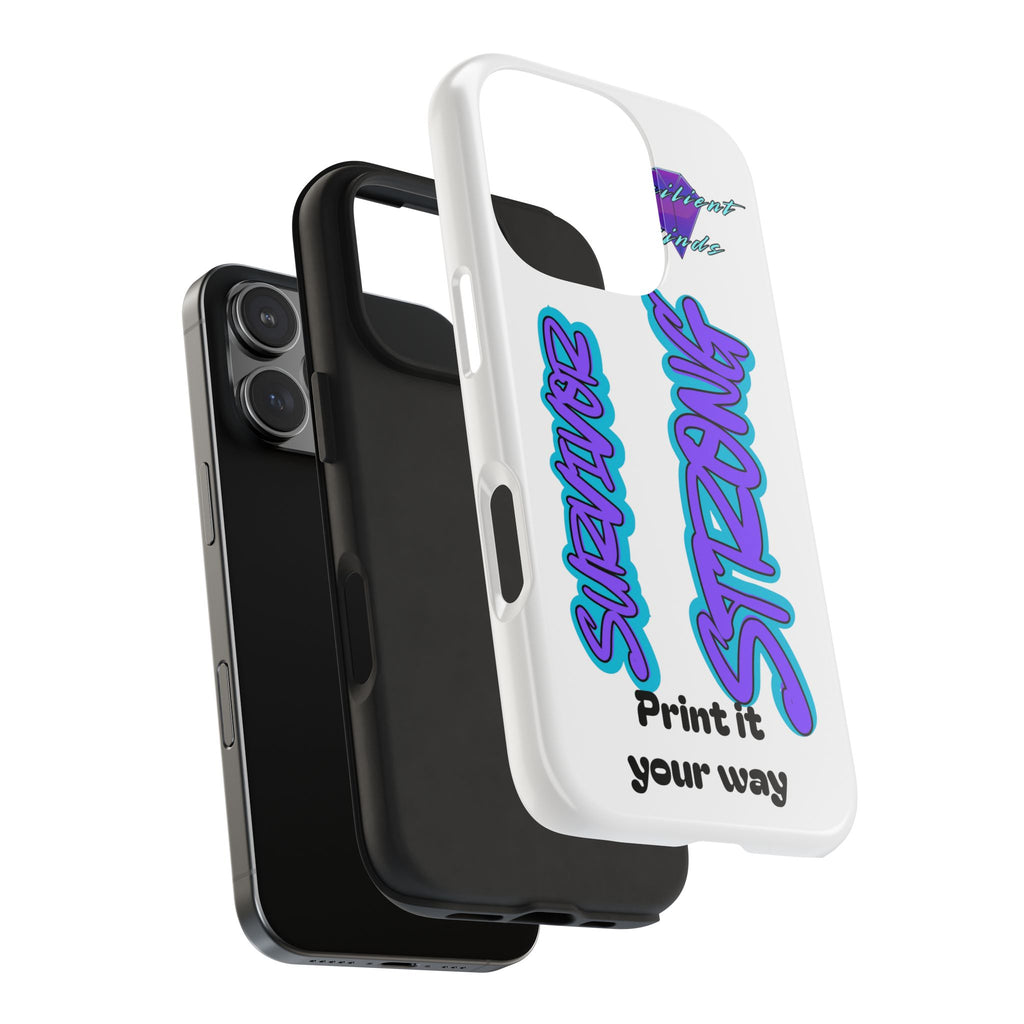 Survivor Strong Custom Phone Case — Personalized Tough Phone Protection