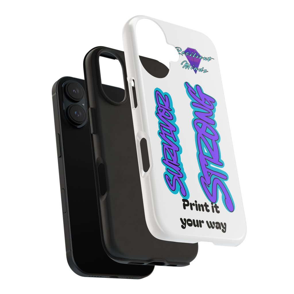 Survivor Strong Custom Phone Case — Personalized Tough Phone Protection