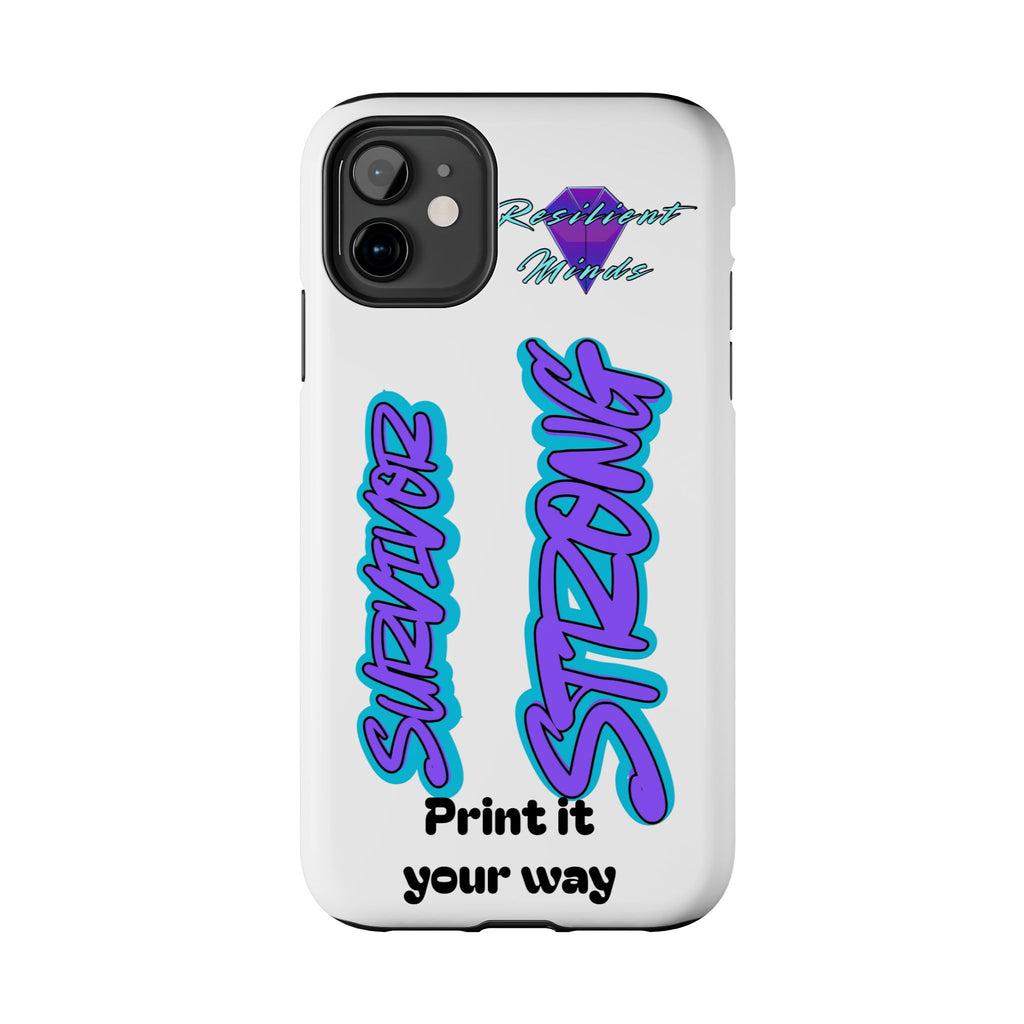 Survivor Strong Custom Phone Case — Personalized Tough Phone Protection
