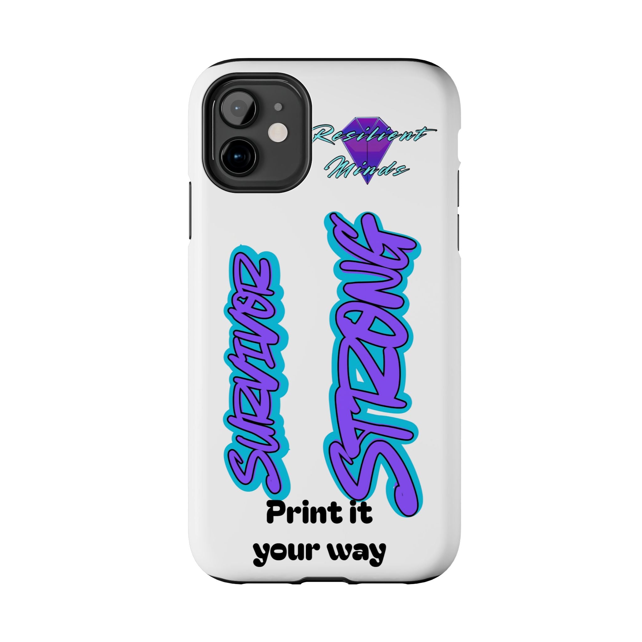 Survivor Strong Custom Phone Case — Personalized Tough Phone Protection