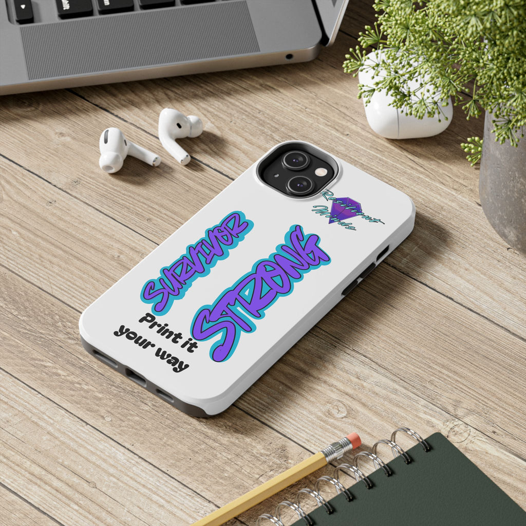 Survivor Strong Custom Phone Case — Personalized Tough Phone Protection