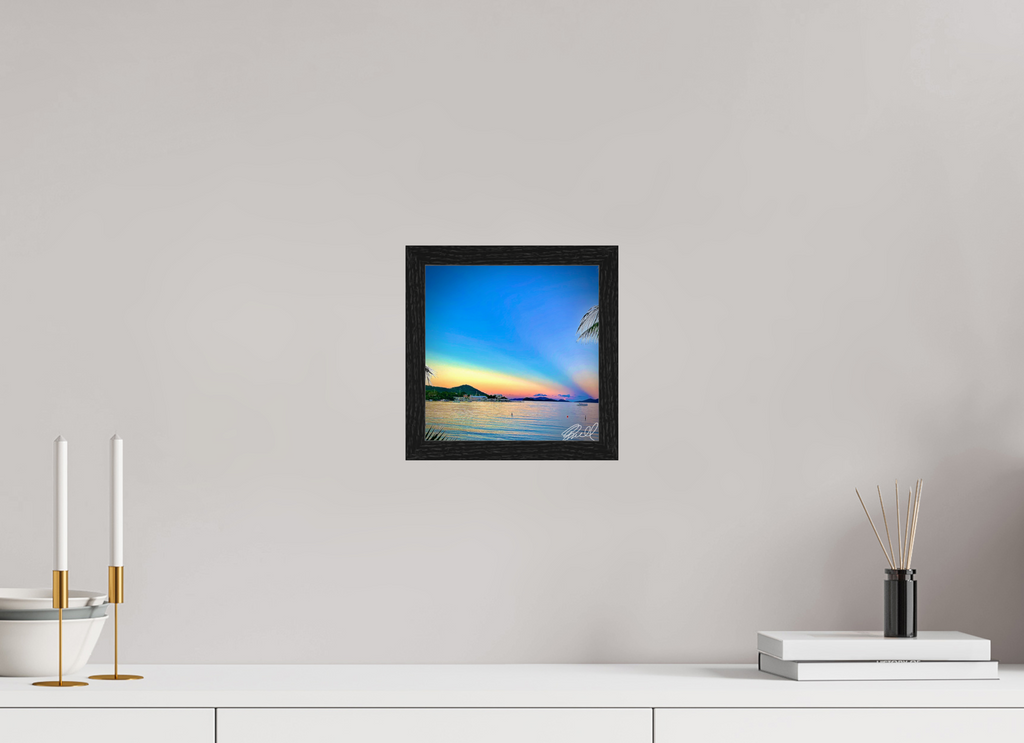 8 x 8.1″, Bring the Gallery to You Sunset by the Sea