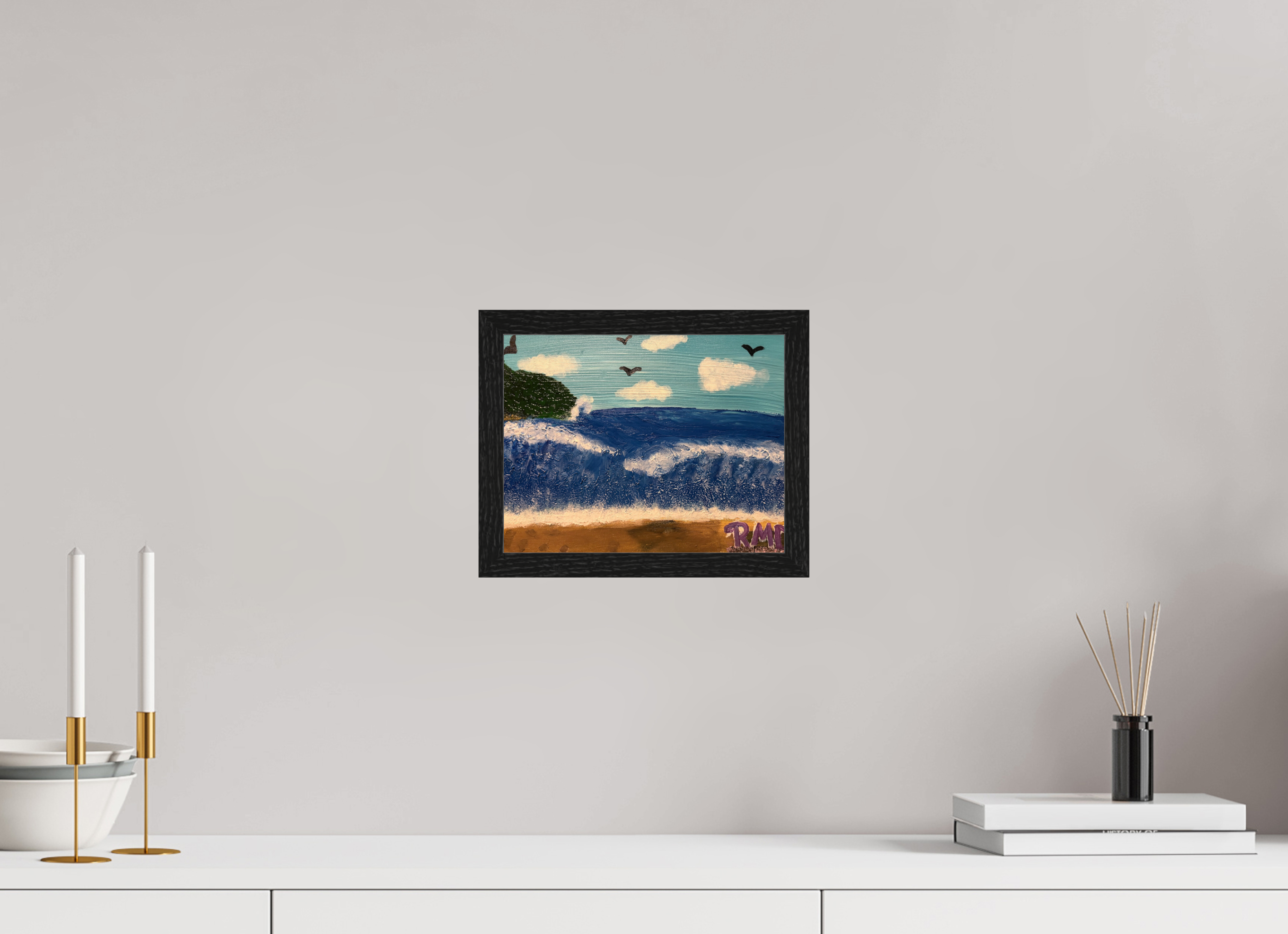 10.1 x 8″, Bring the Gallery to You Sea of Peace