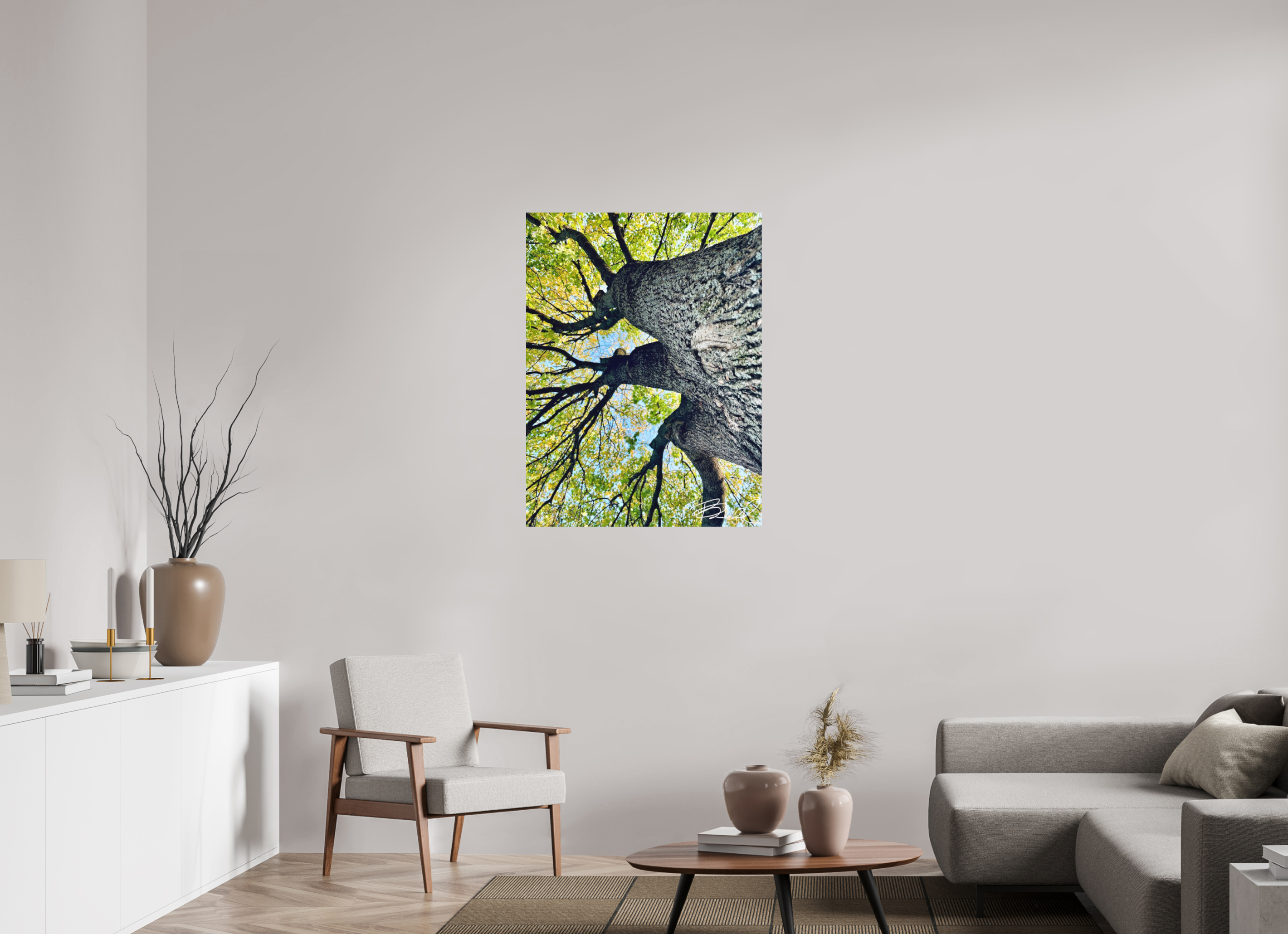 30 x 40″, 100% cotton print Growth