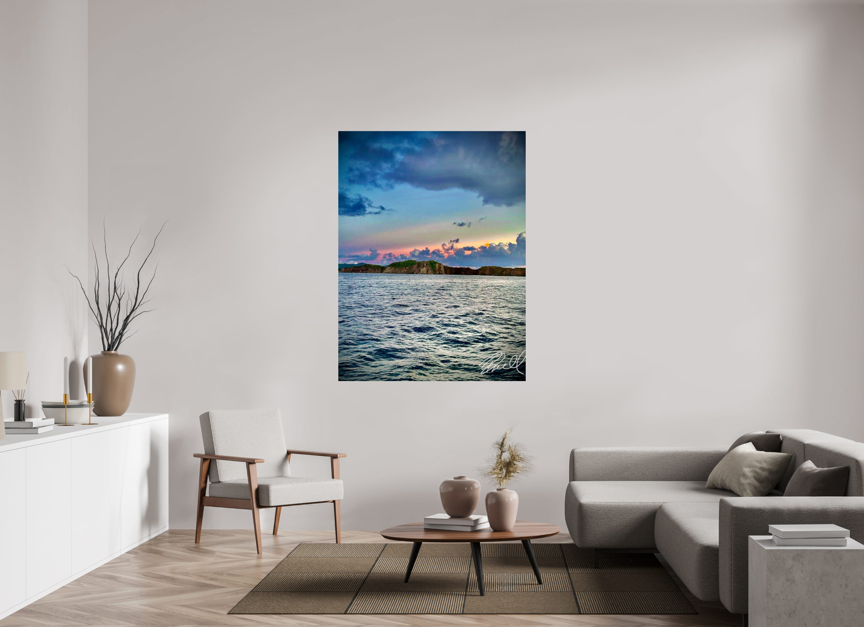 45 x 60″, High gloss Nature’s paintbrush