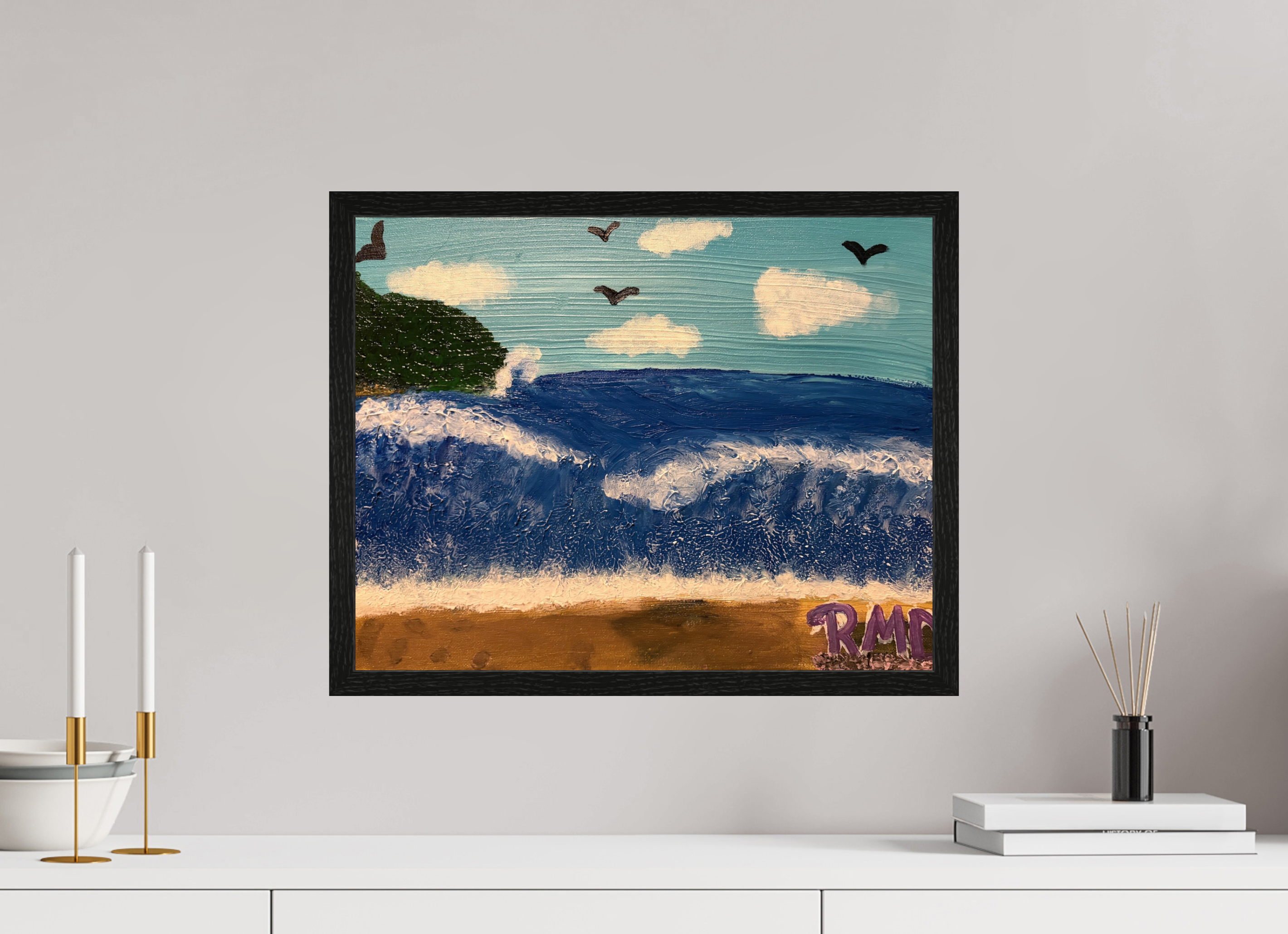 20.2 x 16″, Bring the Gallery to You Sea of Peace