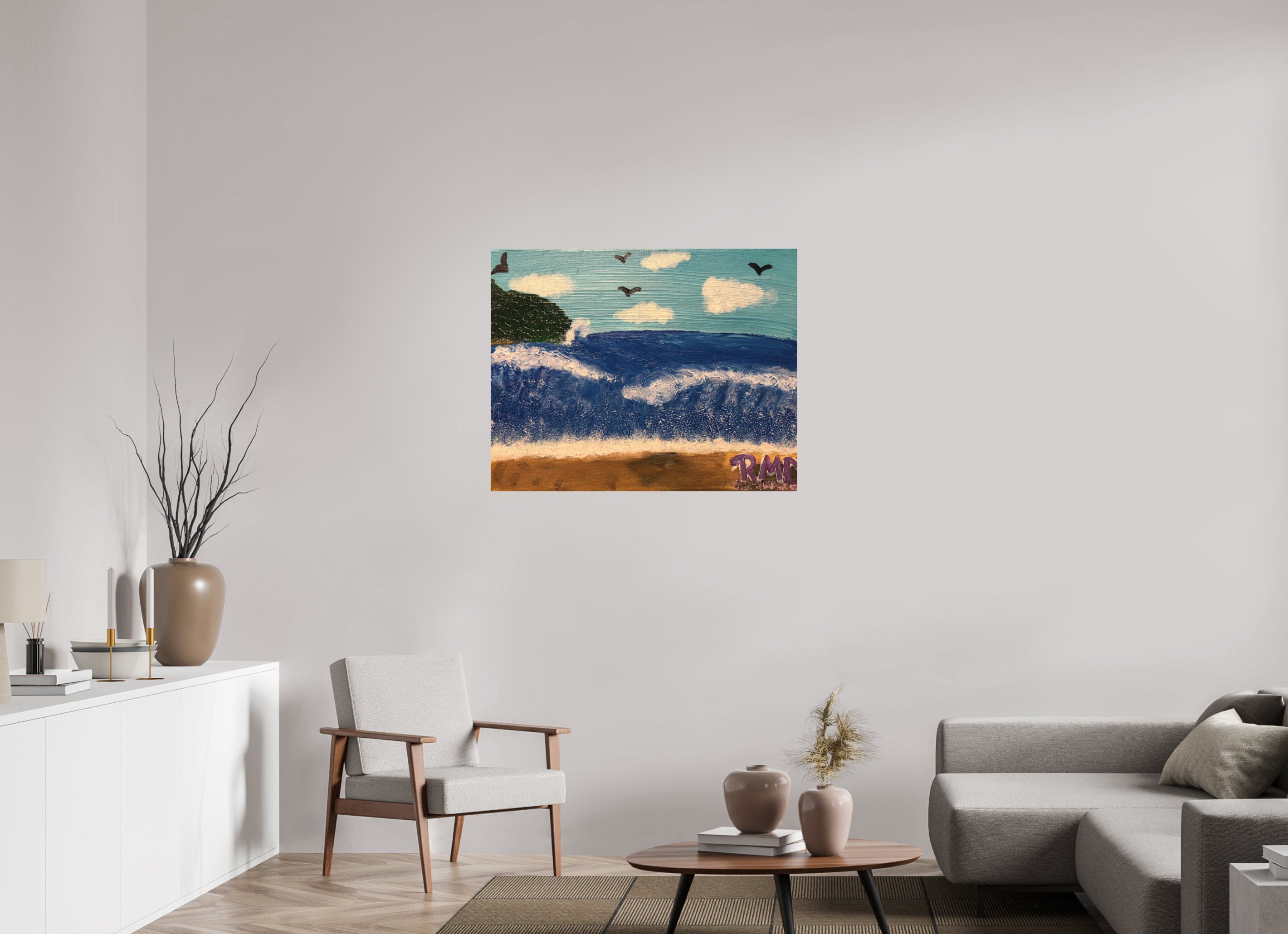 39.2 x 31″, Basic Sea of Peace