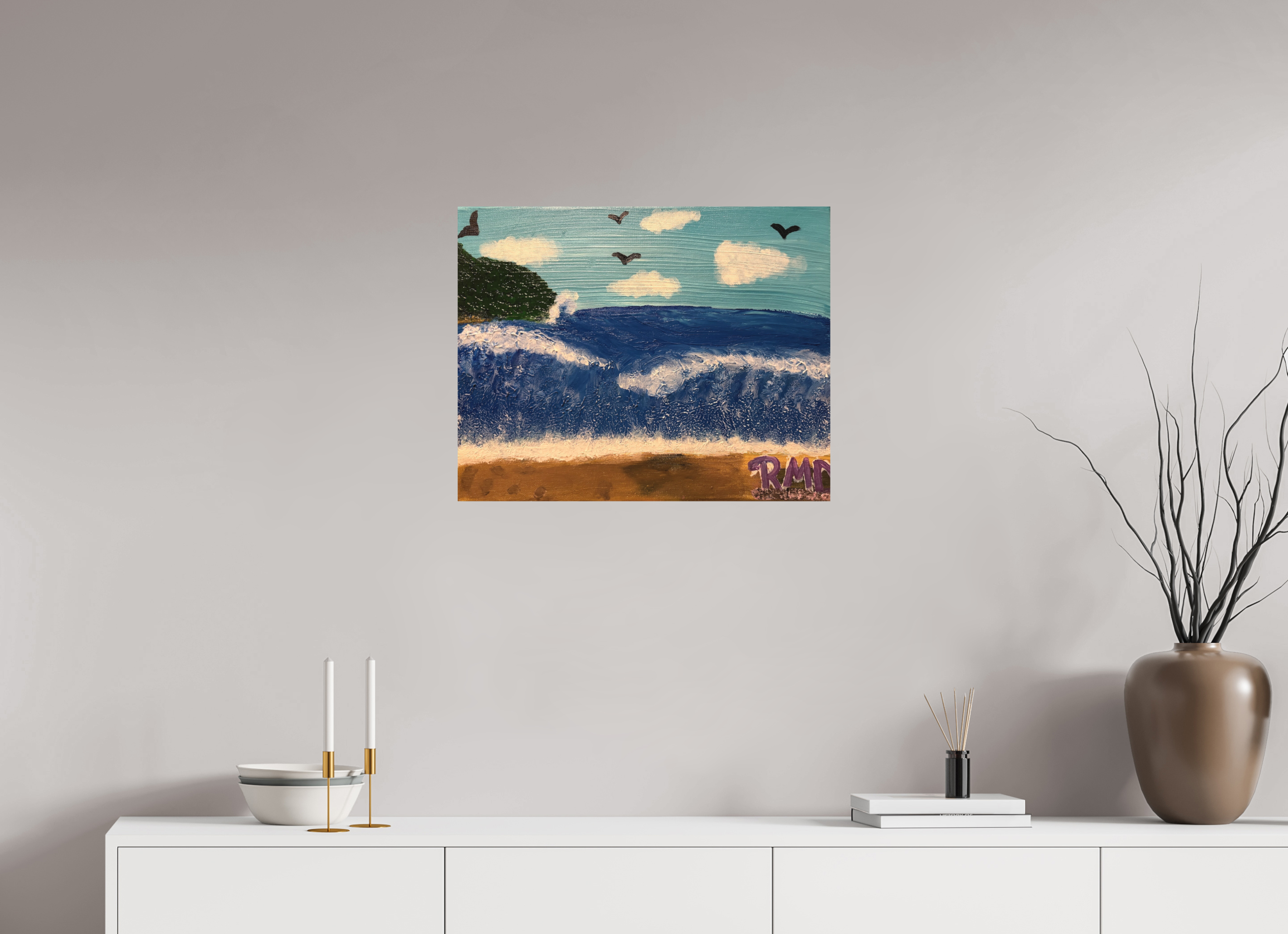 25.3 x 20″, Basic Sea of Peace